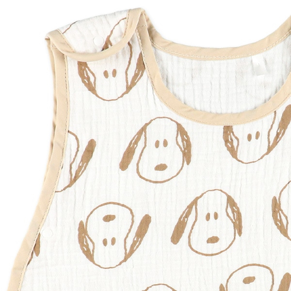 🇯🇵預訂 日本直送🇯🇵Snoopy史努比滿印棉紗背心防踢睡袋