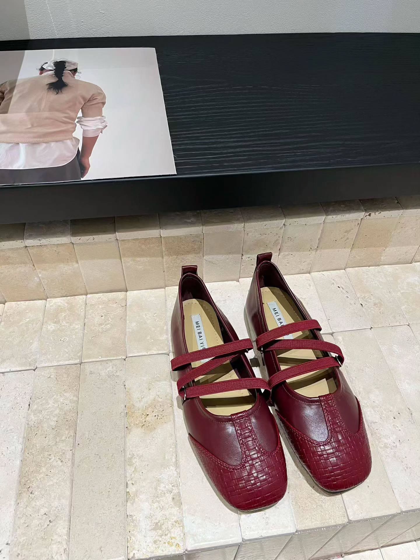 6638-125 双带玛丽珍平底鞋 🇨🇳