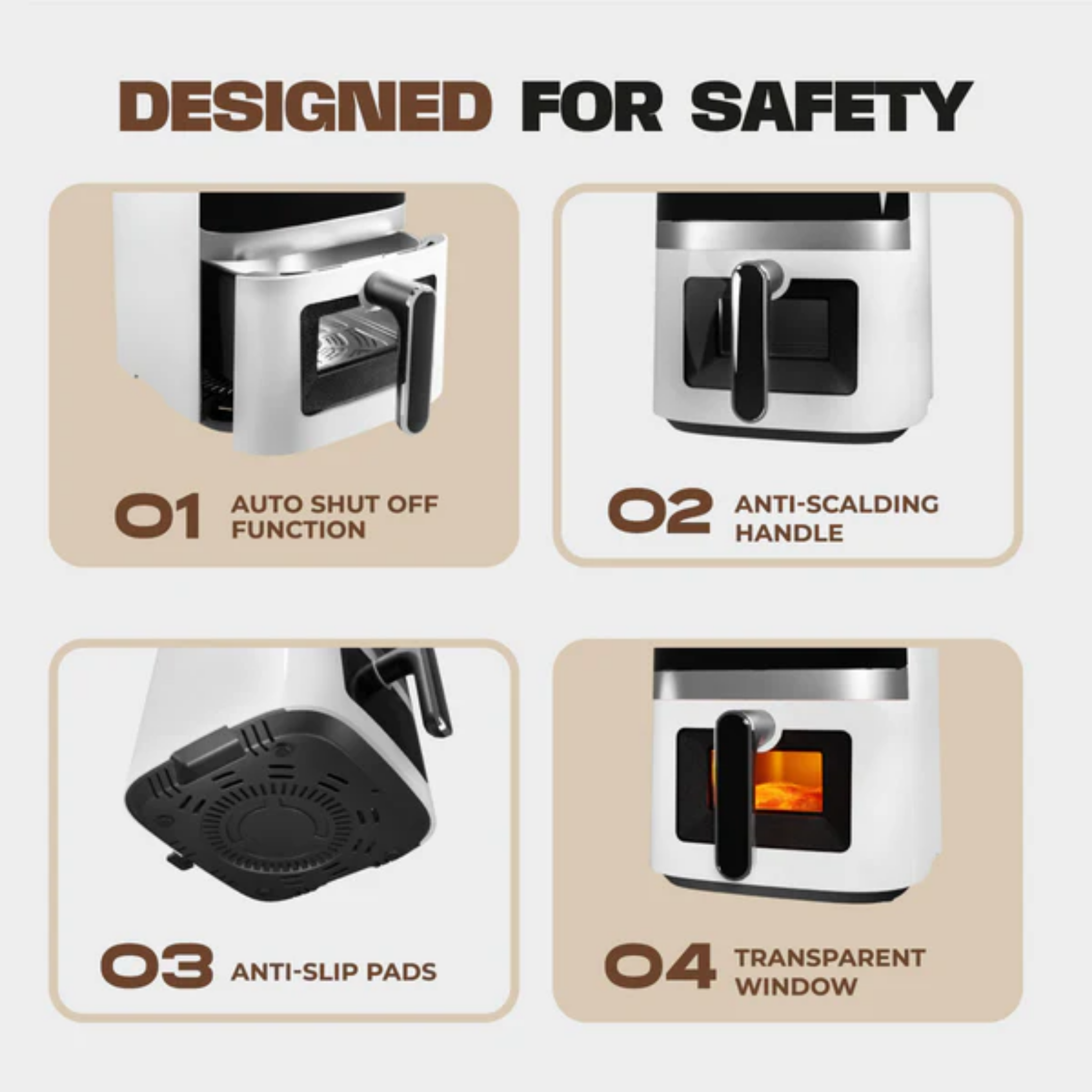 Russell Taylors 5.5L 3D Visionary Digital Air Fryer (Z5i)