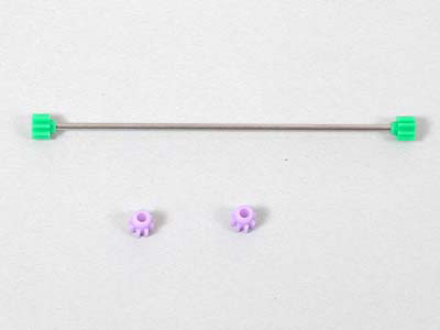 MINI 4WD 1.4mm HOLLOW PROPELLER SHAFT (FOR SUPER 1/TZ CHASSIS)