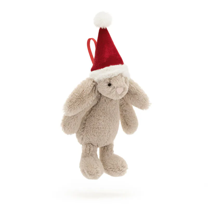 【英國】Jellycat Bashful Christmas Bunny Decoration