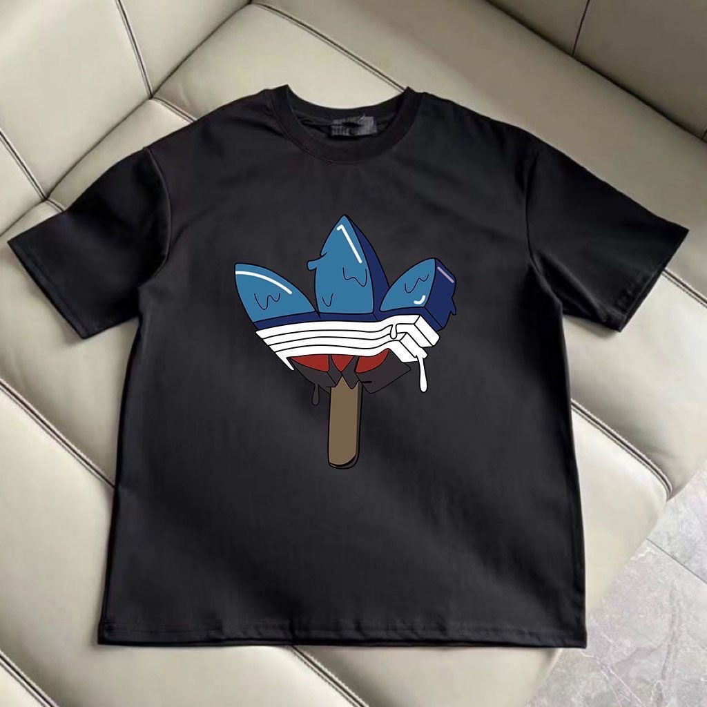日系大小童3色logo tee 