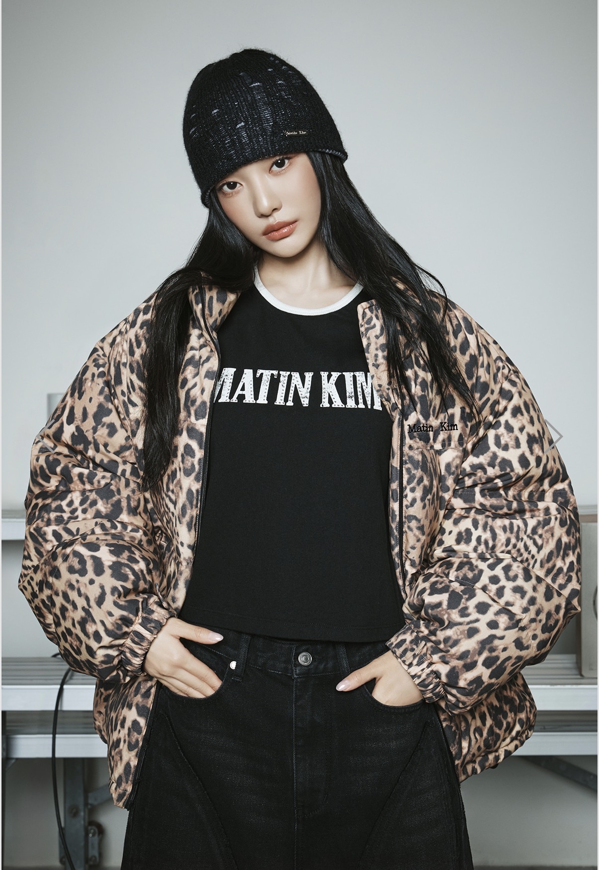 MATIN KIM 特價場 STUD LOGO RINGER TOP 