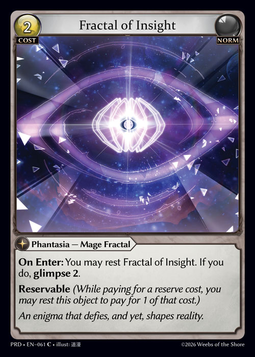 FOIL - Fractal of Insight / PRD-061 (C)