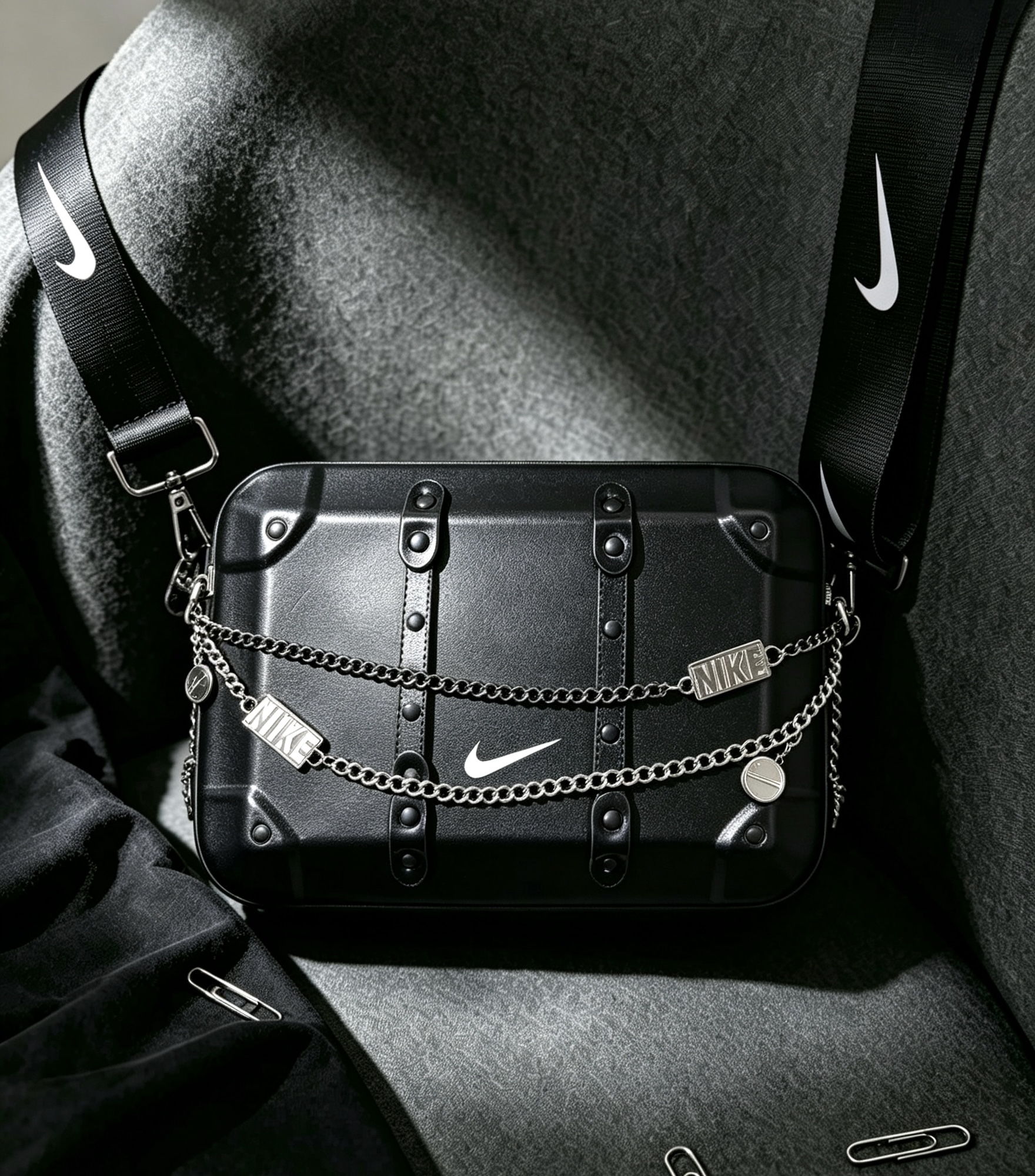 Nike Remake 硬盒仔斜揹袋