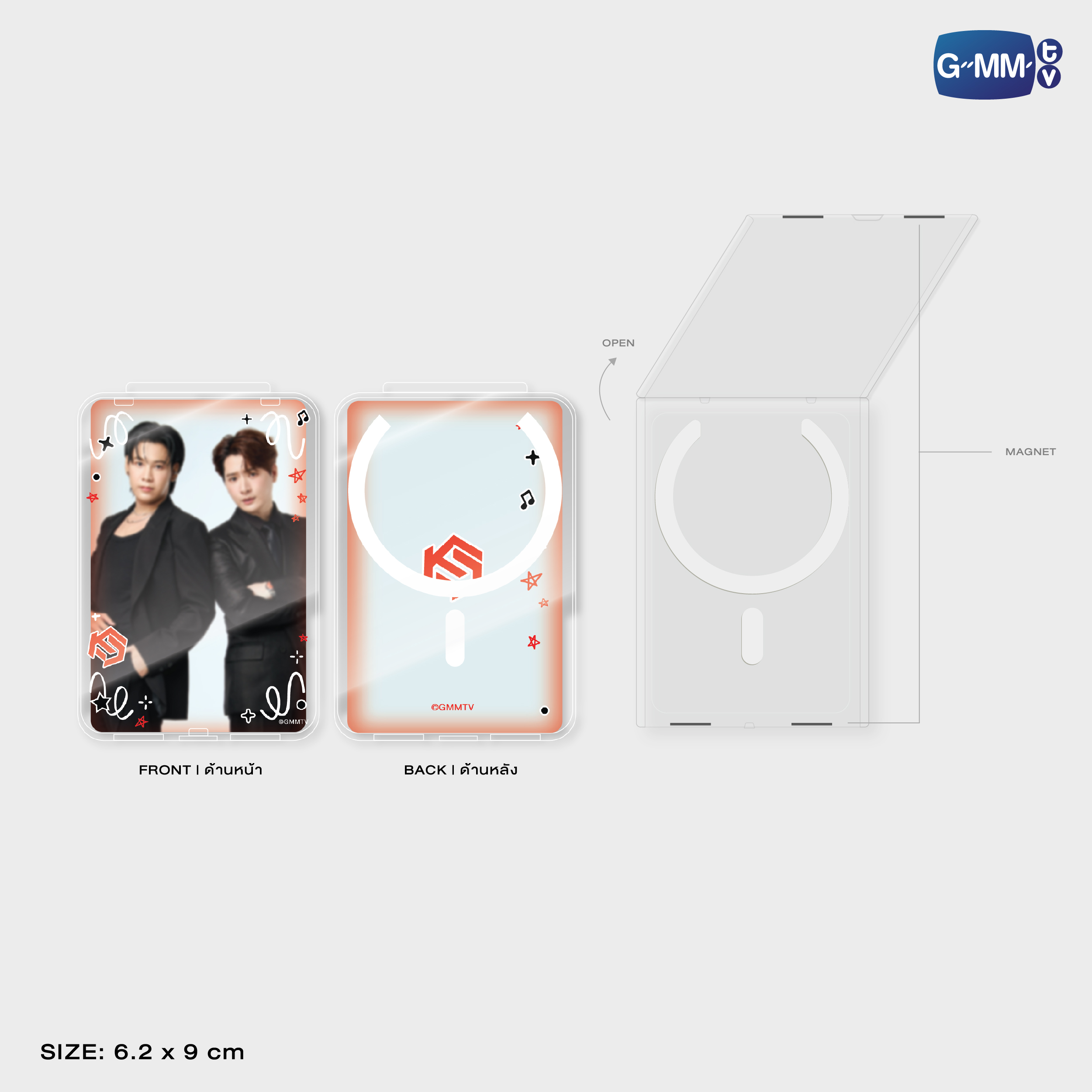 KRISTSINGTO ACRYLIC MAGNETIC CARD HOLDER | TAIPEI POP UP STORE JUN 2026