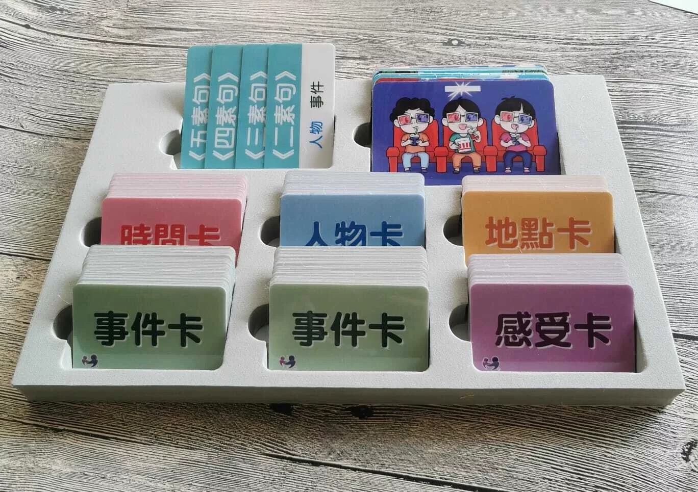 【預訂】中文升小教具—【五素句故事創作練習 】點讀系列