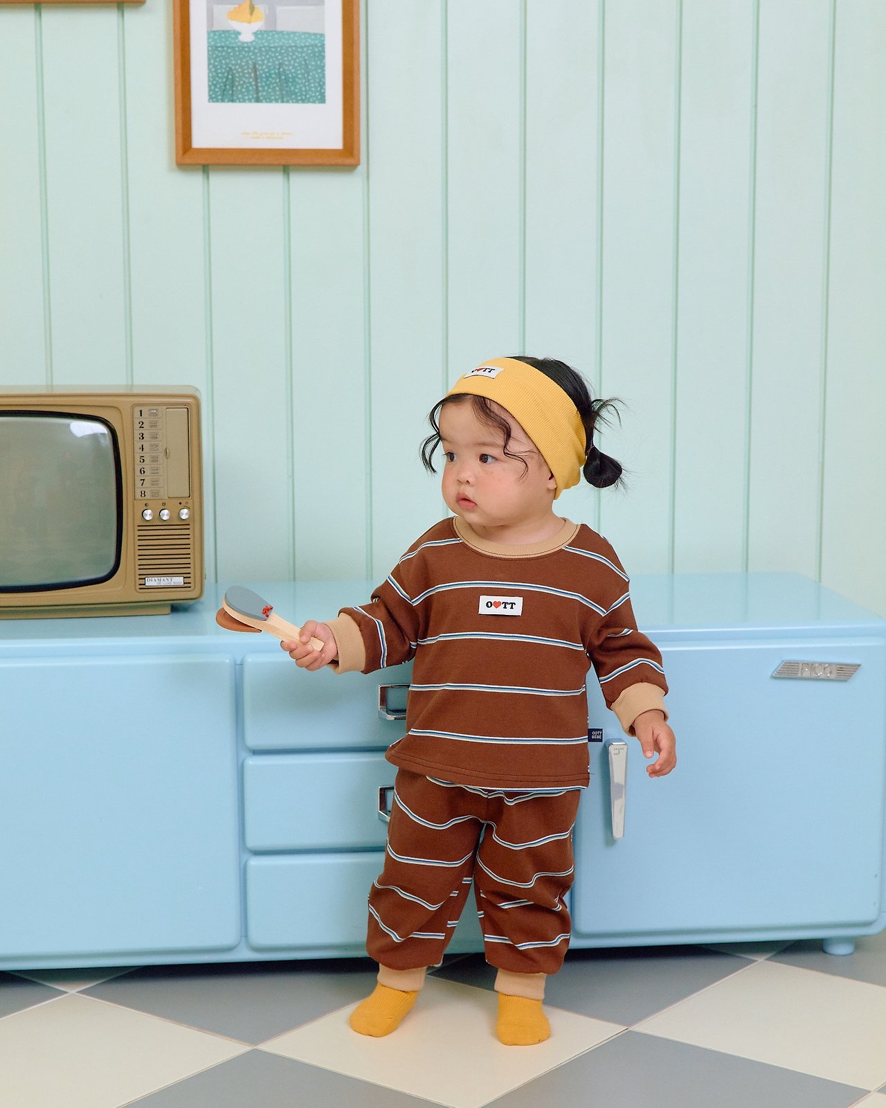 OOTT | Rookie Striped Two-Piece Set