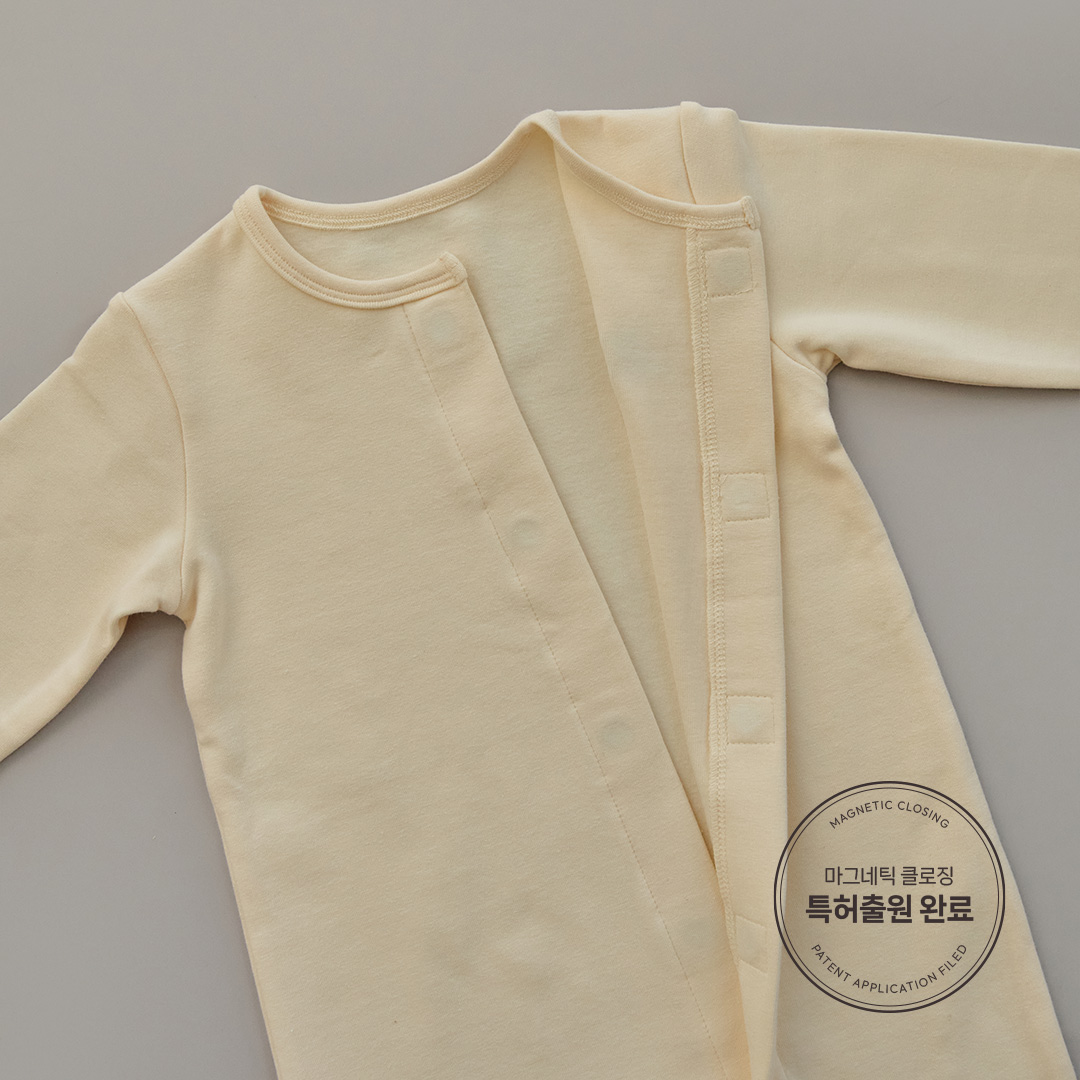 DTD一碰閉合磁扣系列🧲-雲朵綿柔彈力連身服