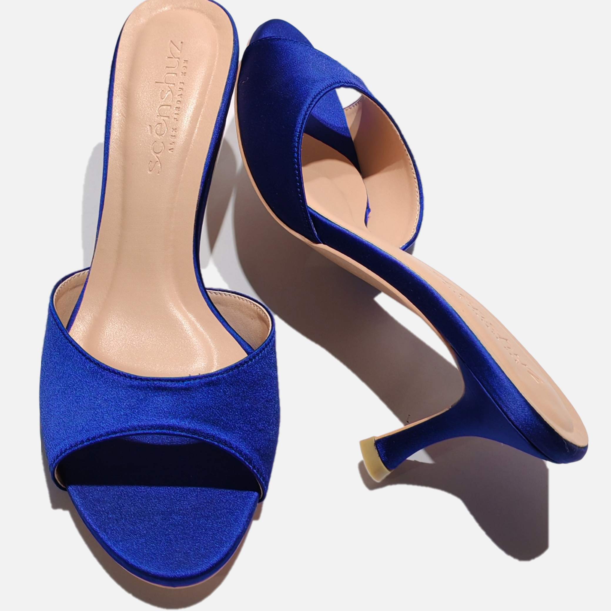 MAYA 65 INDIGO SATIN
