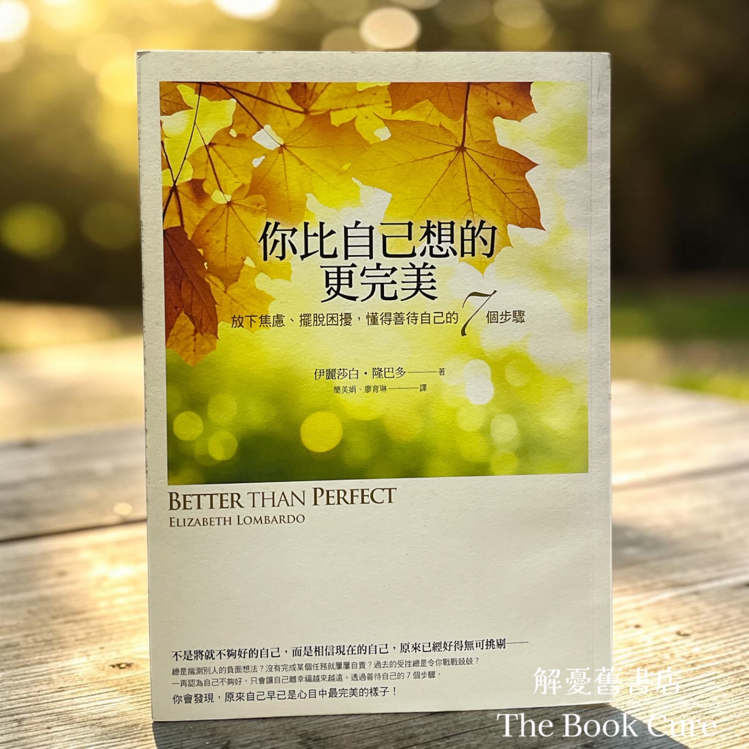 你比自己想的更完美：放下焦慮、擺脫困擾，懂得善待自己的7個步驟 / 伊麗莎白．隆巴多 著