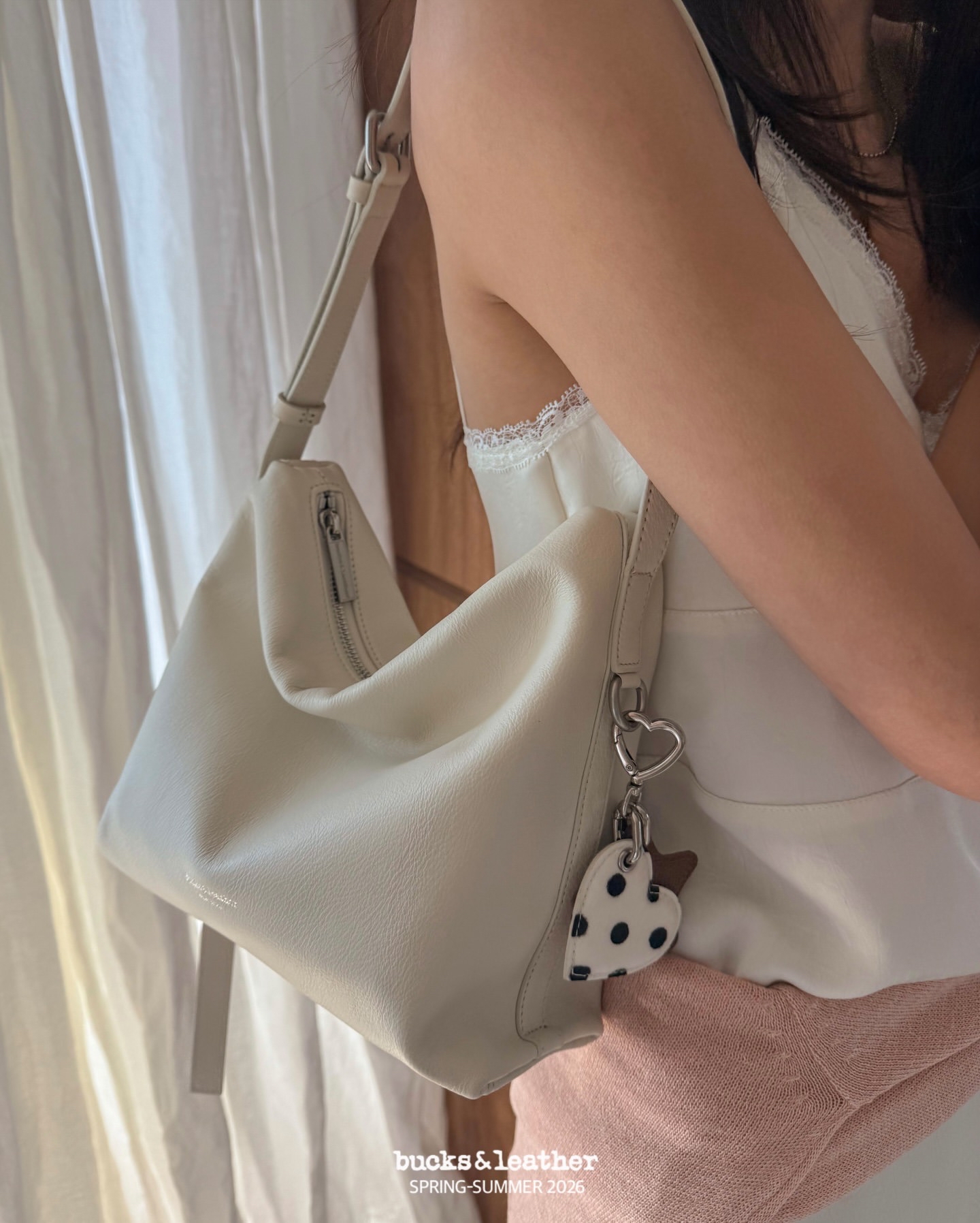 預購_牛皮亮面 / 荔枝紋 Low Bag (S) By Bucks & leather