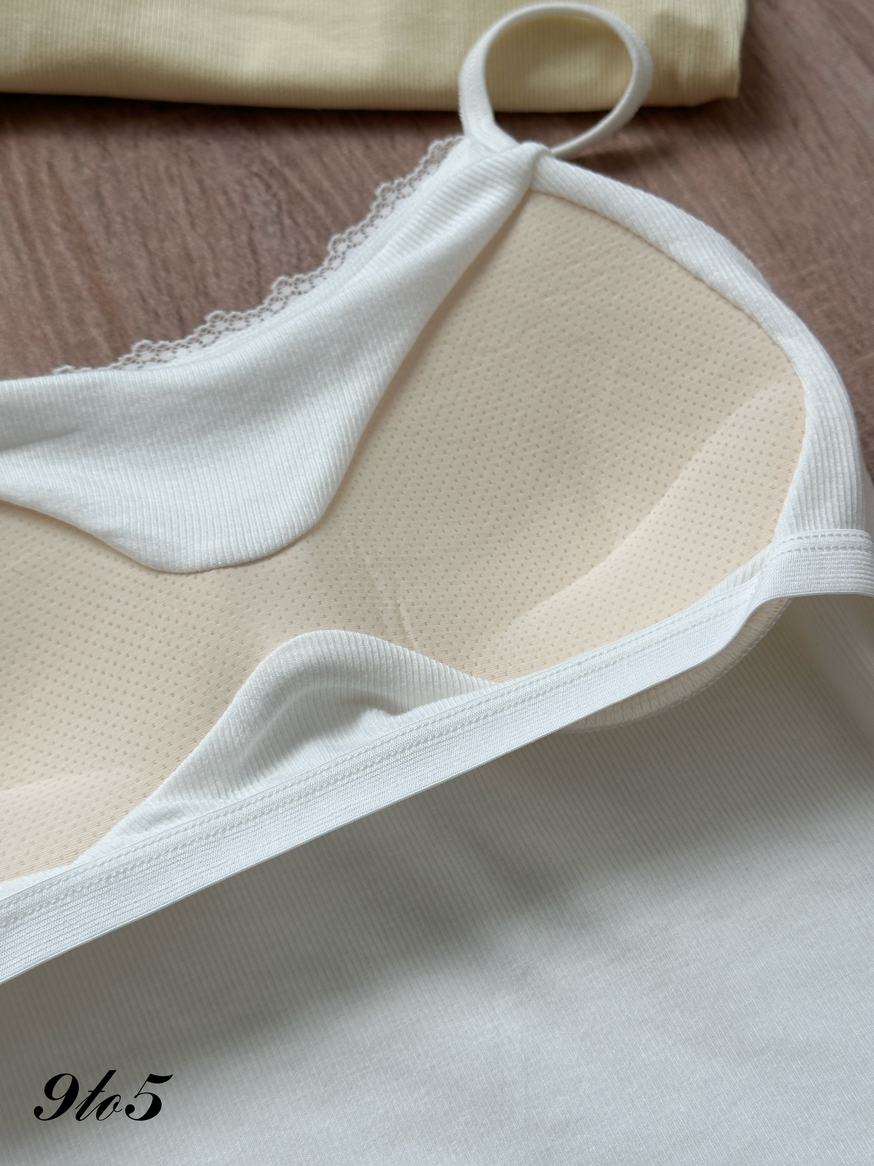 T4348 Ribbed Camisole Bra Top - 5 Colors 