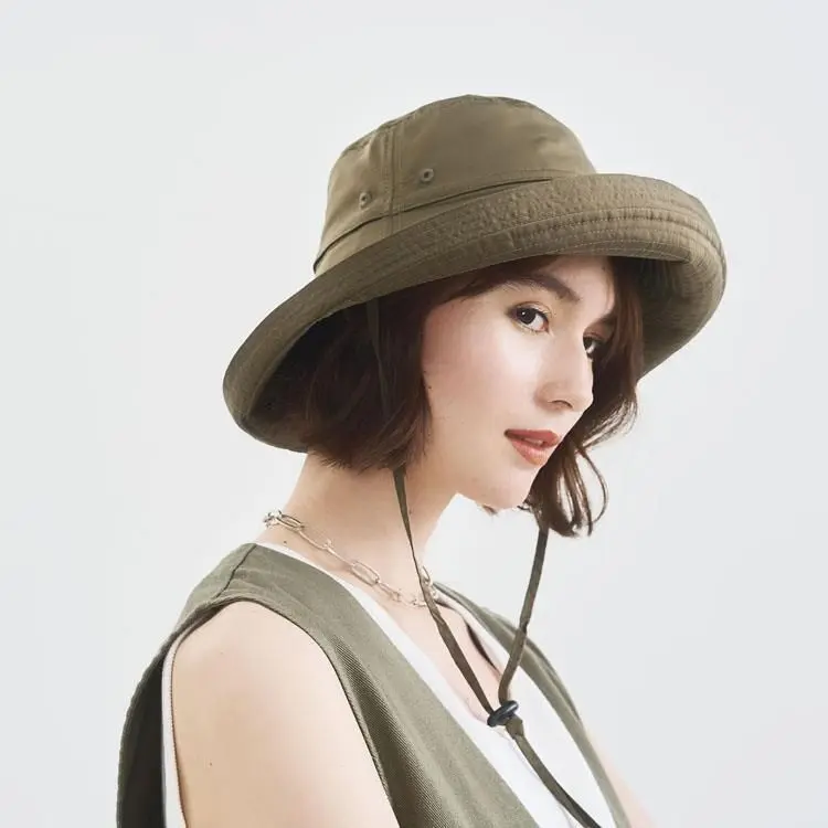 現貨🌸日本直送 |日本 360° 通風 |抗UV |吸水速乾 | 撥水加工防曬帽/太陽帽/漁夫帽 （Greige）