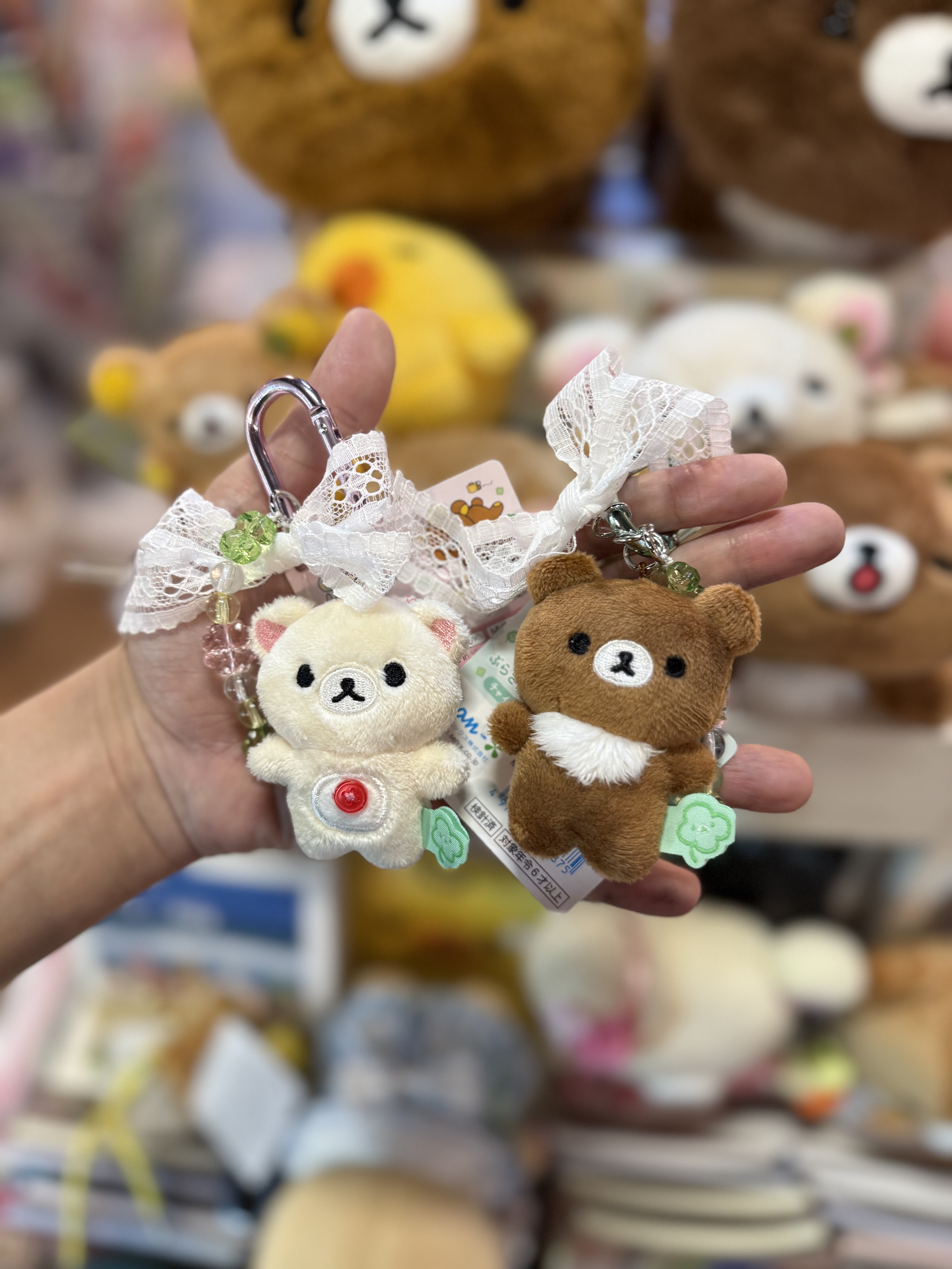 《現貨》全新小熊10週年紀念四葉草系列掛飾匙扣