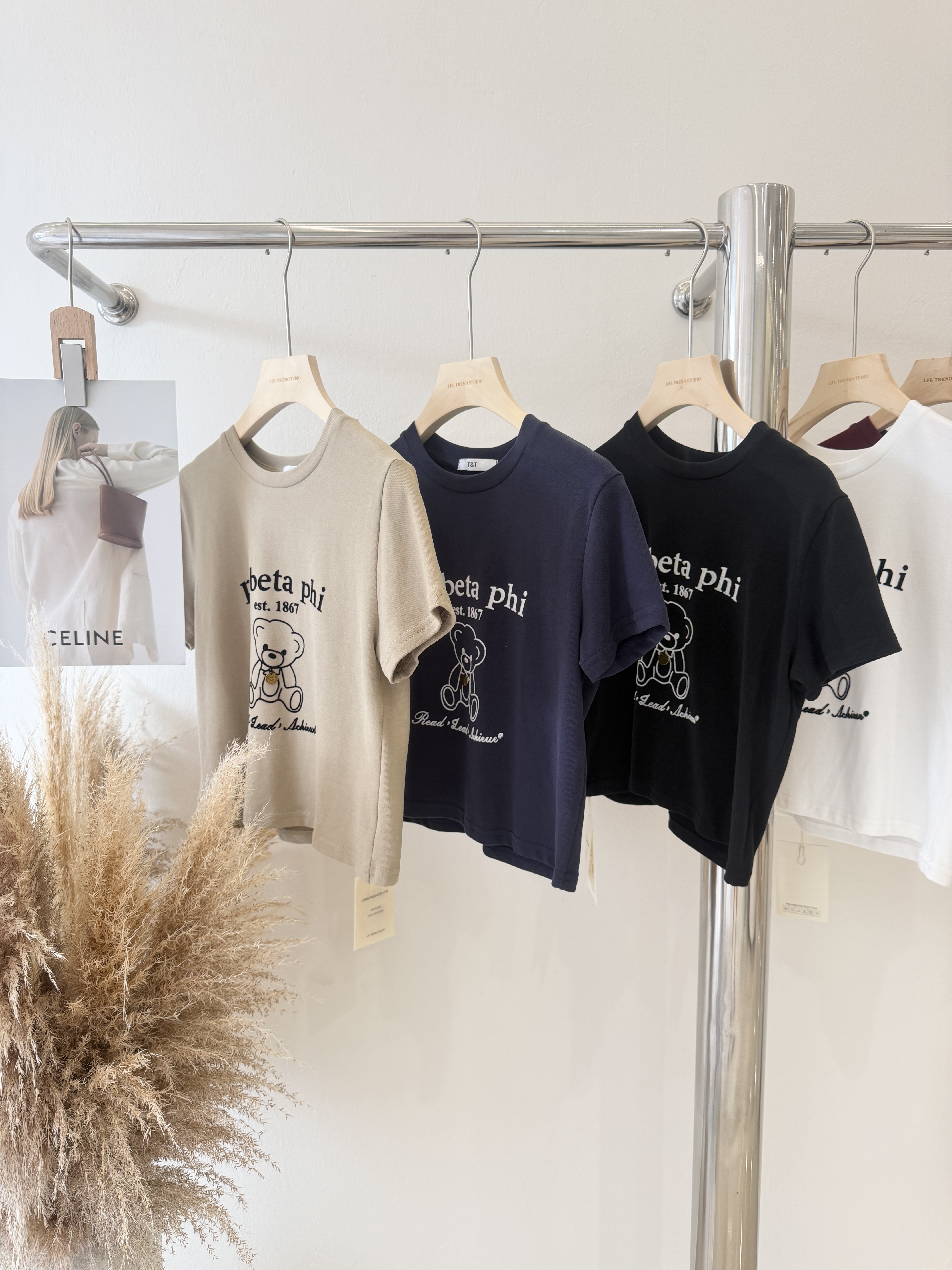 6263 可爱小熊刺绣T