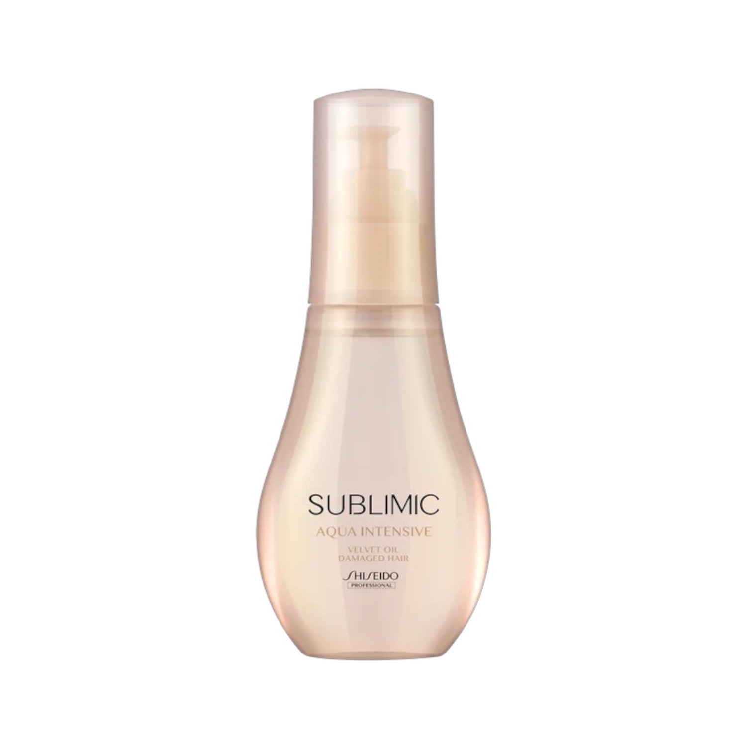 SHISEIDO SUBLIMIC Aqua Intensive Velvet Oil  (Damaged Hair) 資生堂水凝亮澤護髮油 （受損髮絲適用） 100ml