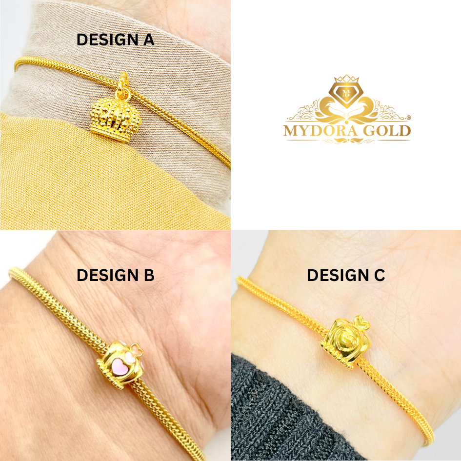 MYDORA Charm Bead Crown Series (5G) I EMAS 916/22K