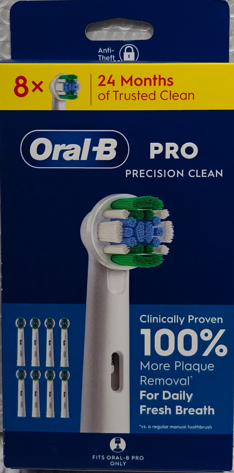 Oral B EB20 PRO (8支裝) 帶創新 X 形刷毛精密清潔牙刷頭 EB20 PRO  (8pcs) Precision Clean Toothbrush Heads