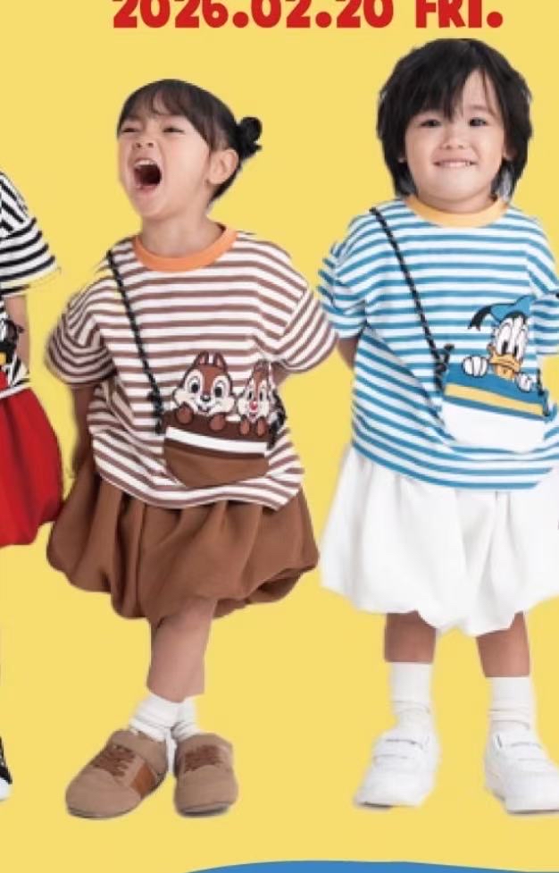 futa x Disney 口袋短袖Tee+造型燈籠褲