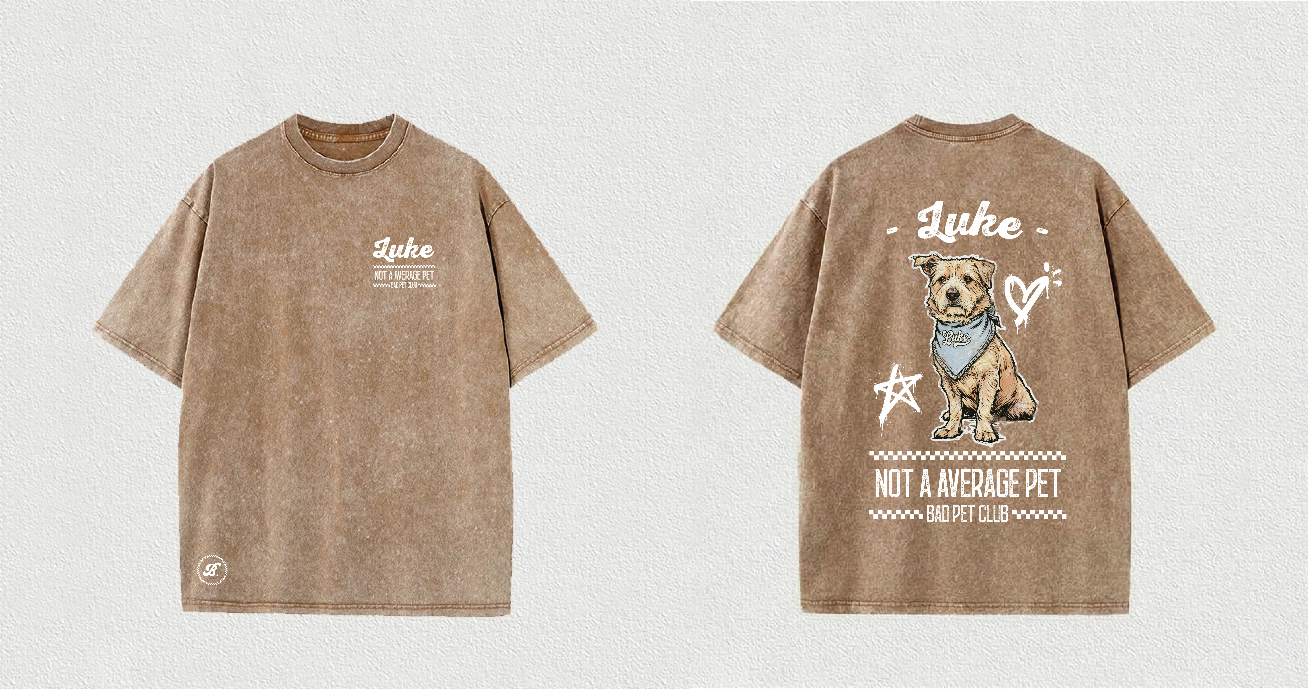 【寵物客製】男女 Oversize T-shirt