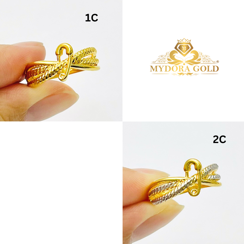 MYDORA Cincin Silang Safety Pin (5G) l EMAS 916/22K