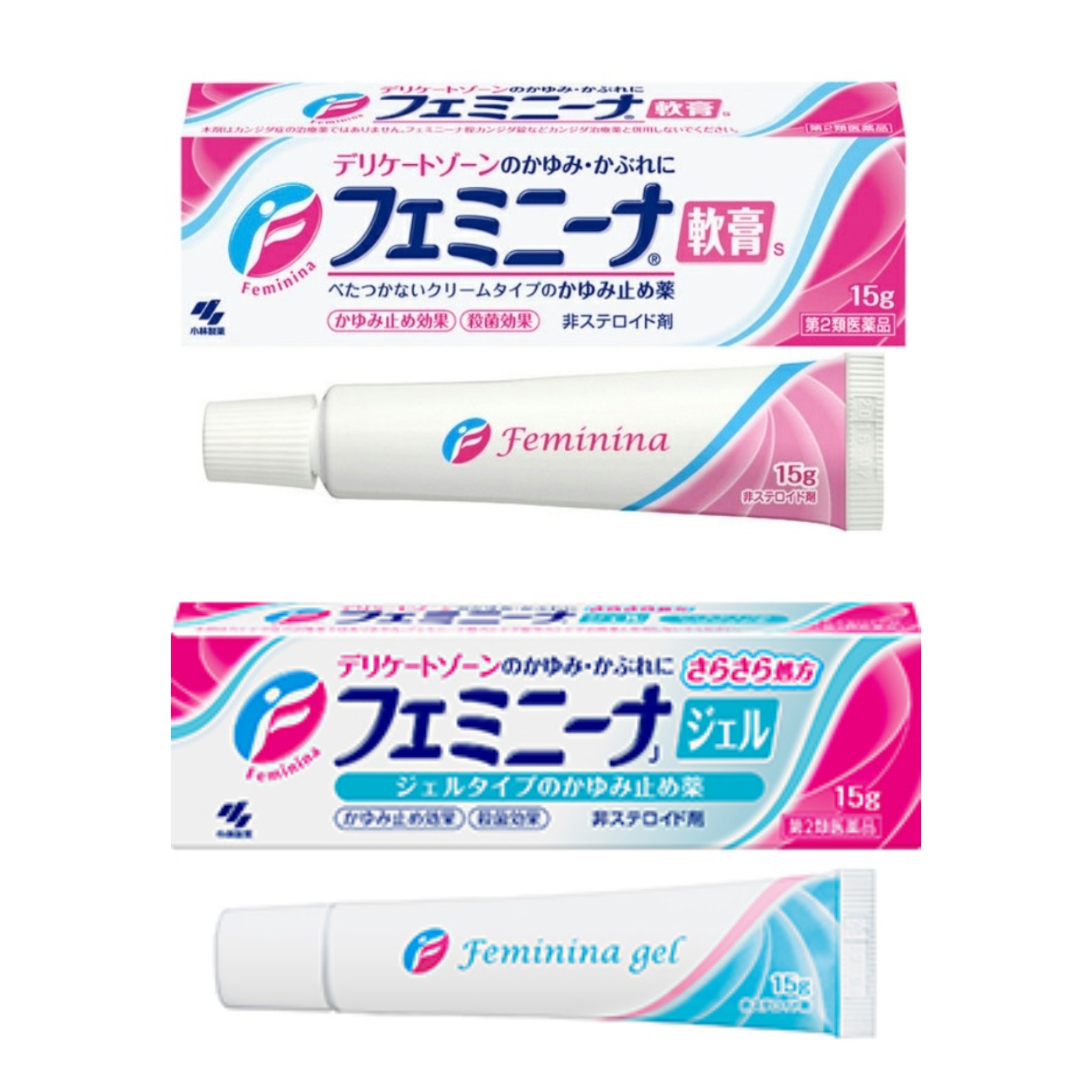 日本小林製藥Feminina女性私密處護理止癢軟膏S/啫喱 15g 新包裝