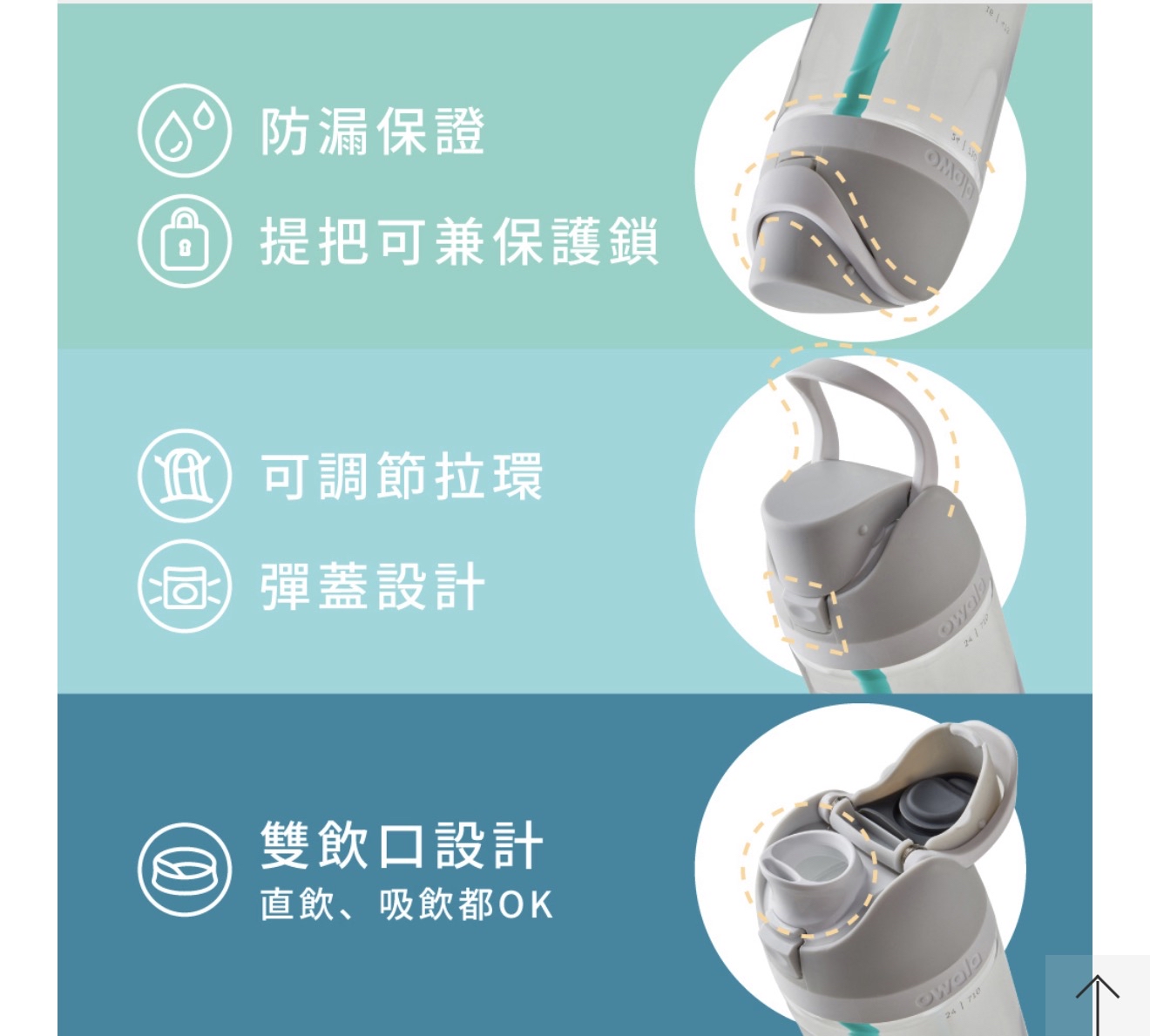 Owala 保冷/保溫水壺 475ml