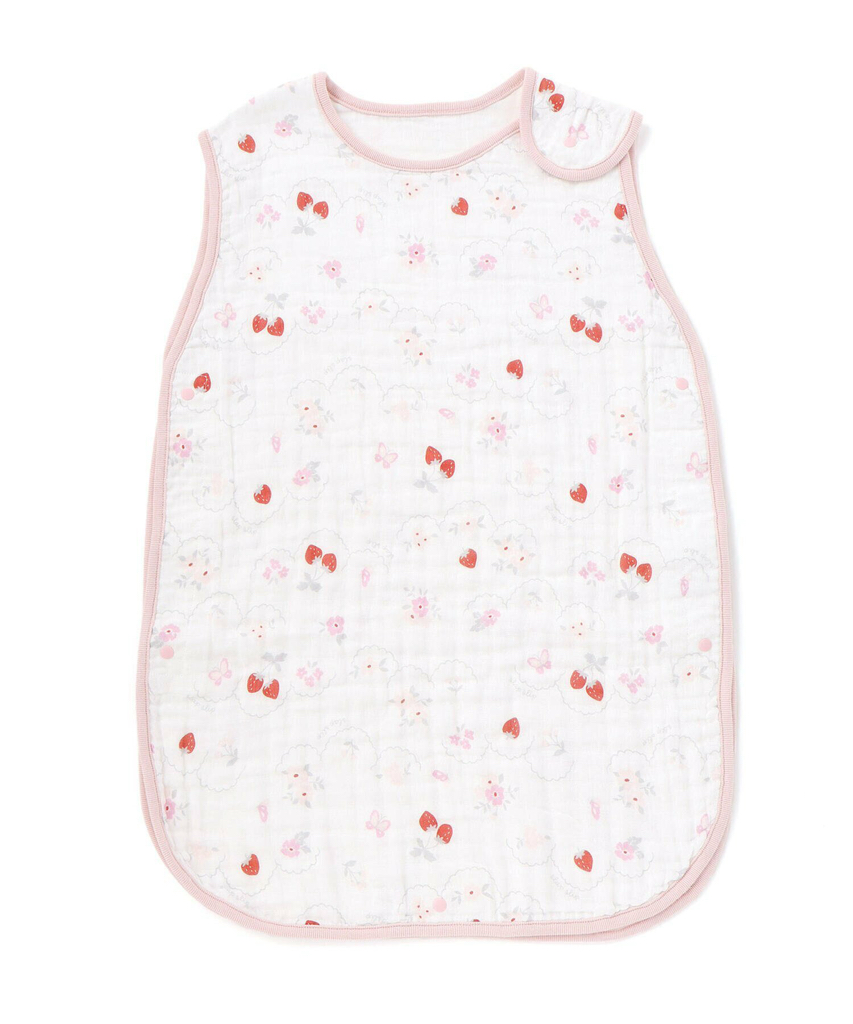 🇯🇵預訂 日本直送🇯🇵Slap Slip Baby三色動物草莓海洋圖案滿印純棉紗防踢睡袋