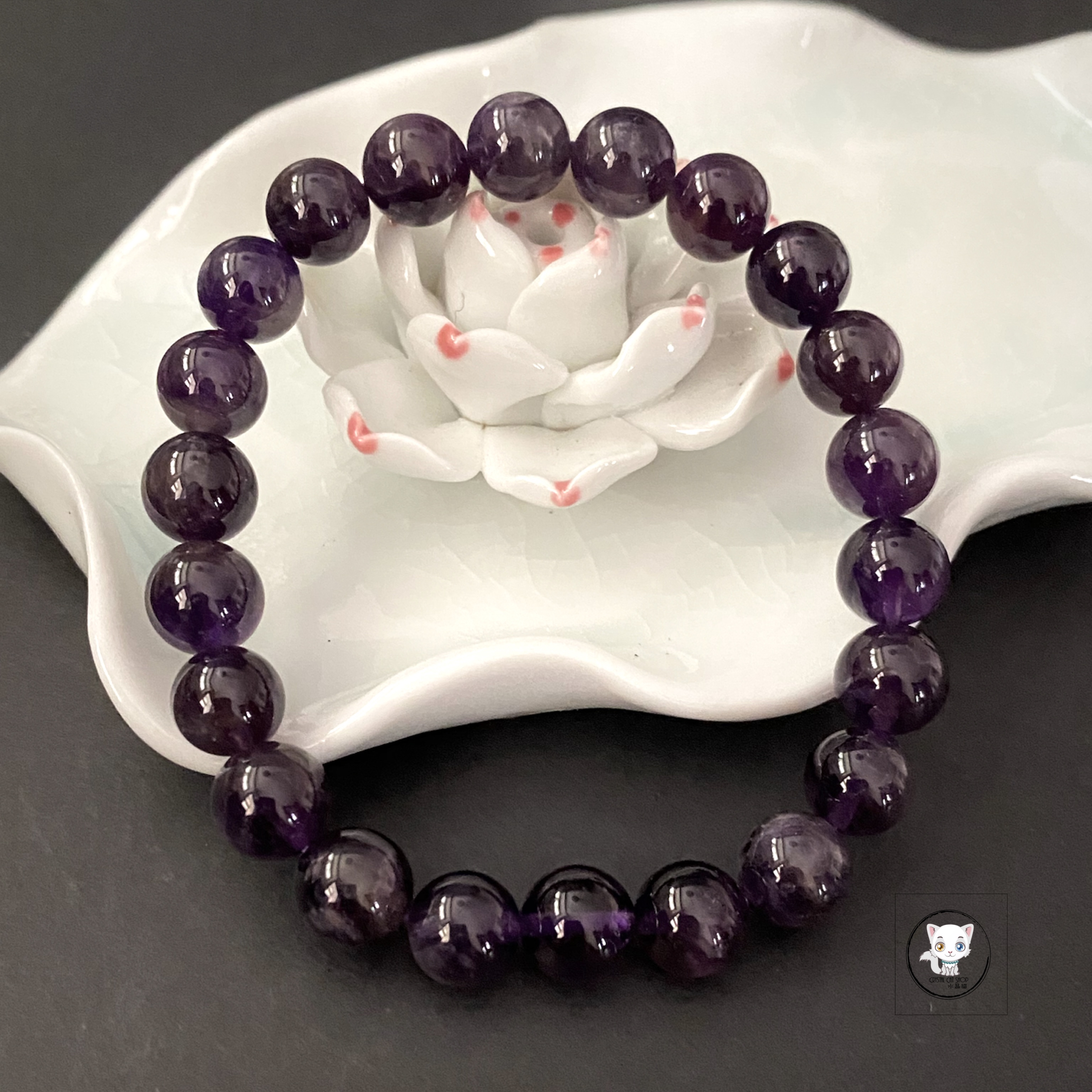 烏拉圭紫水晶手鏈8.5mm