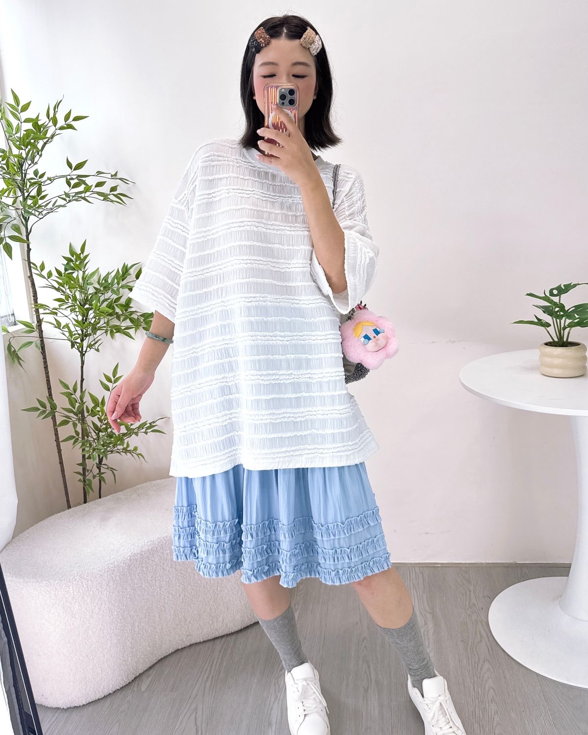 ESP-小清新Ruffle半截裙 2色