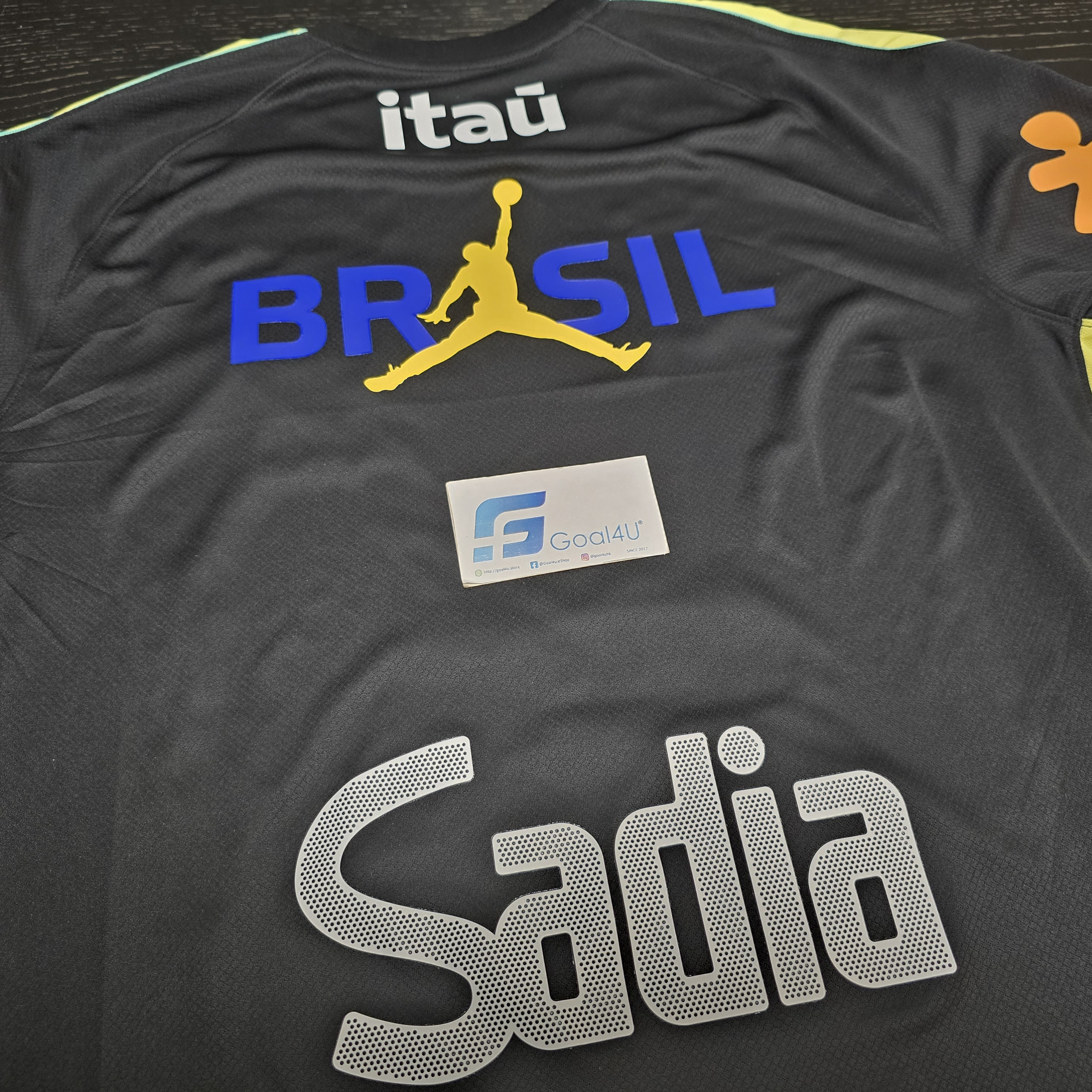 #現貨 Nike x Jordan Brazil 巴西 2026 黑色 Dri-fit 短袖訓練球衣 (可加印球員版贊助) IQ3294 