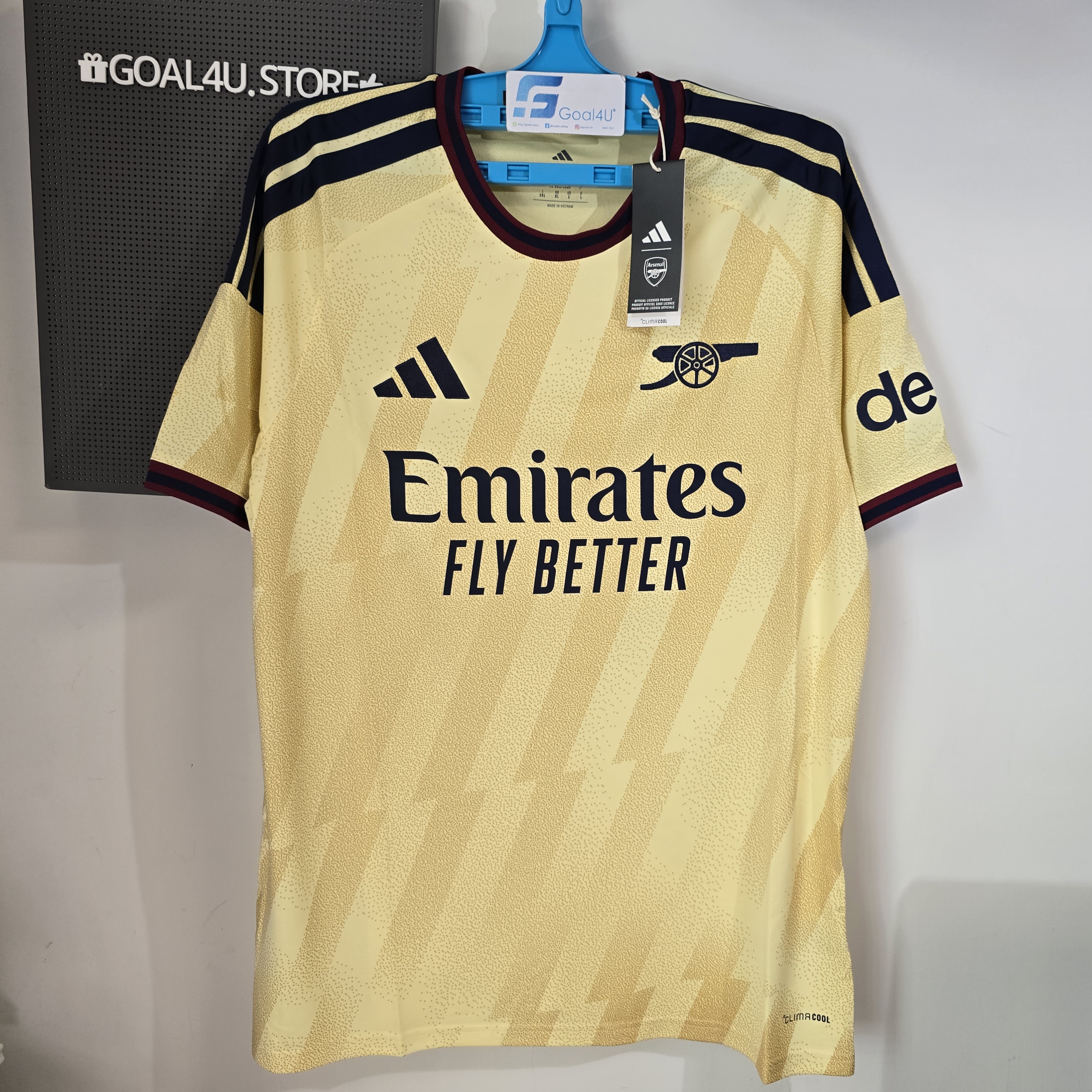 Adidas Arsenal 阿仙奴 2026-27 三客球迷版球衣 (可加印字章) KQ6512