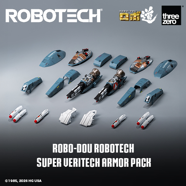 (預訂訂金 $200) (總價 $675) threezero ROBO道 超時空要塞 Macross VF-1S 變形戰鬥機超級裝甲包 (行版) ROBO-DOU Robotech VF‐1S Super Veritech Armor Pack (TZ-3Z1072) 