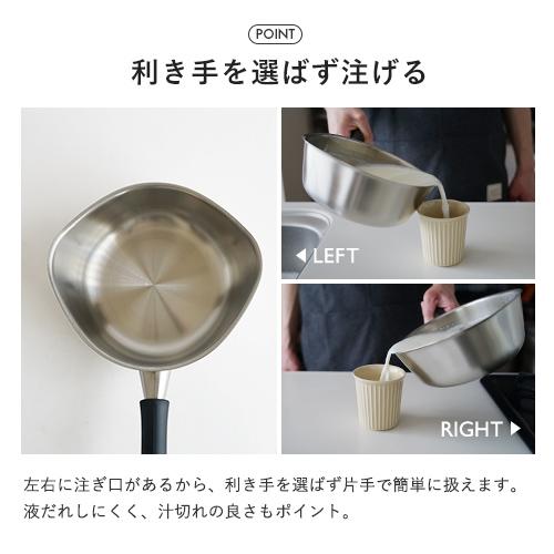 🔥🔥【日本製《柳宗理 Sori Yanagi》18-8 不鏽鋼霧面設計片手鍋】18cm | 明火專用