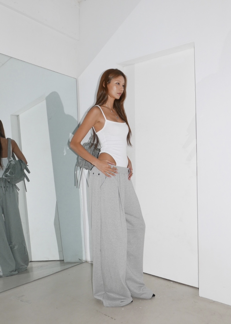 Side Cutout Square Neck Sleeveless