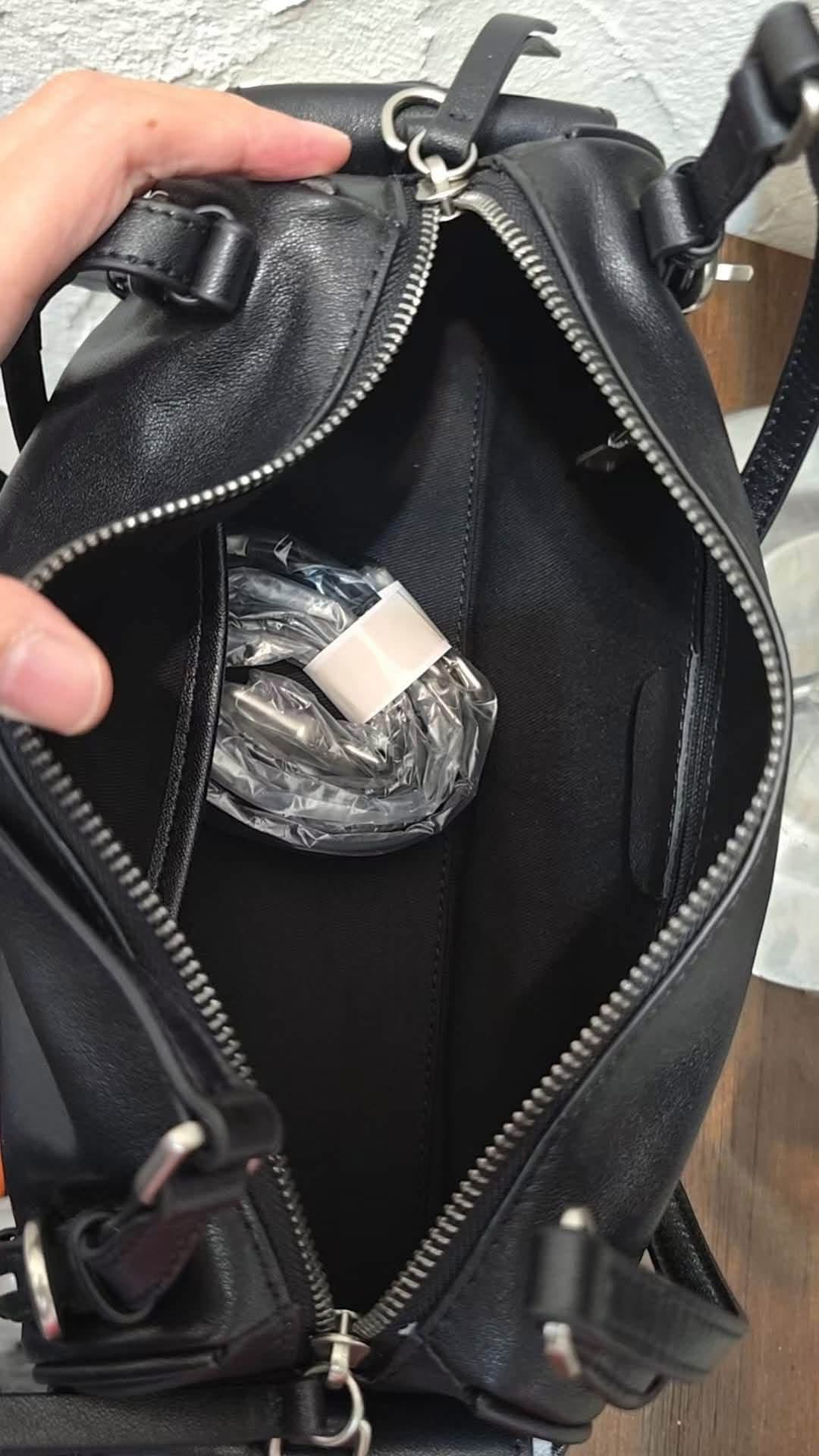​擦色復古牛皮包
