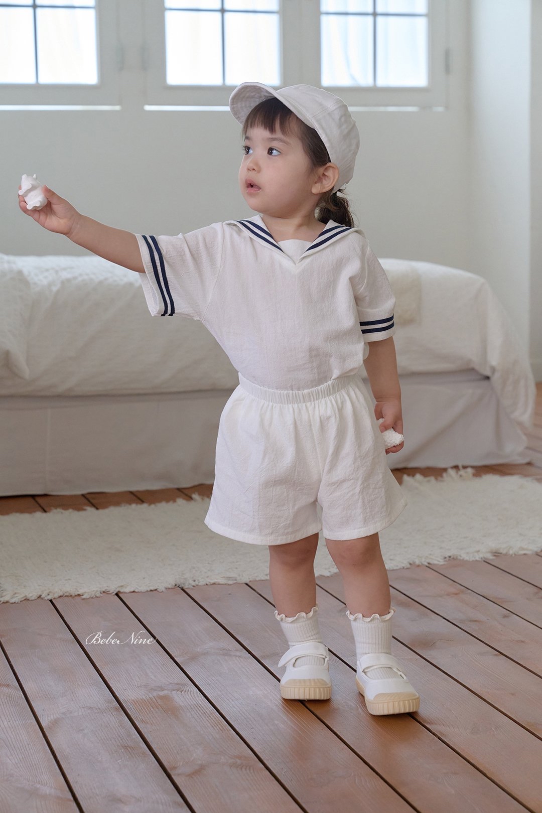 ☀️預訂 韓國直送☀️🇰🇷Bebenine三色海洋風水手領上下套裝