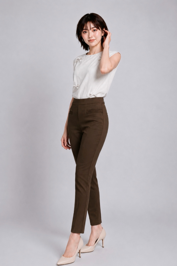 4647 Aria Slim Fit Ankle Pants