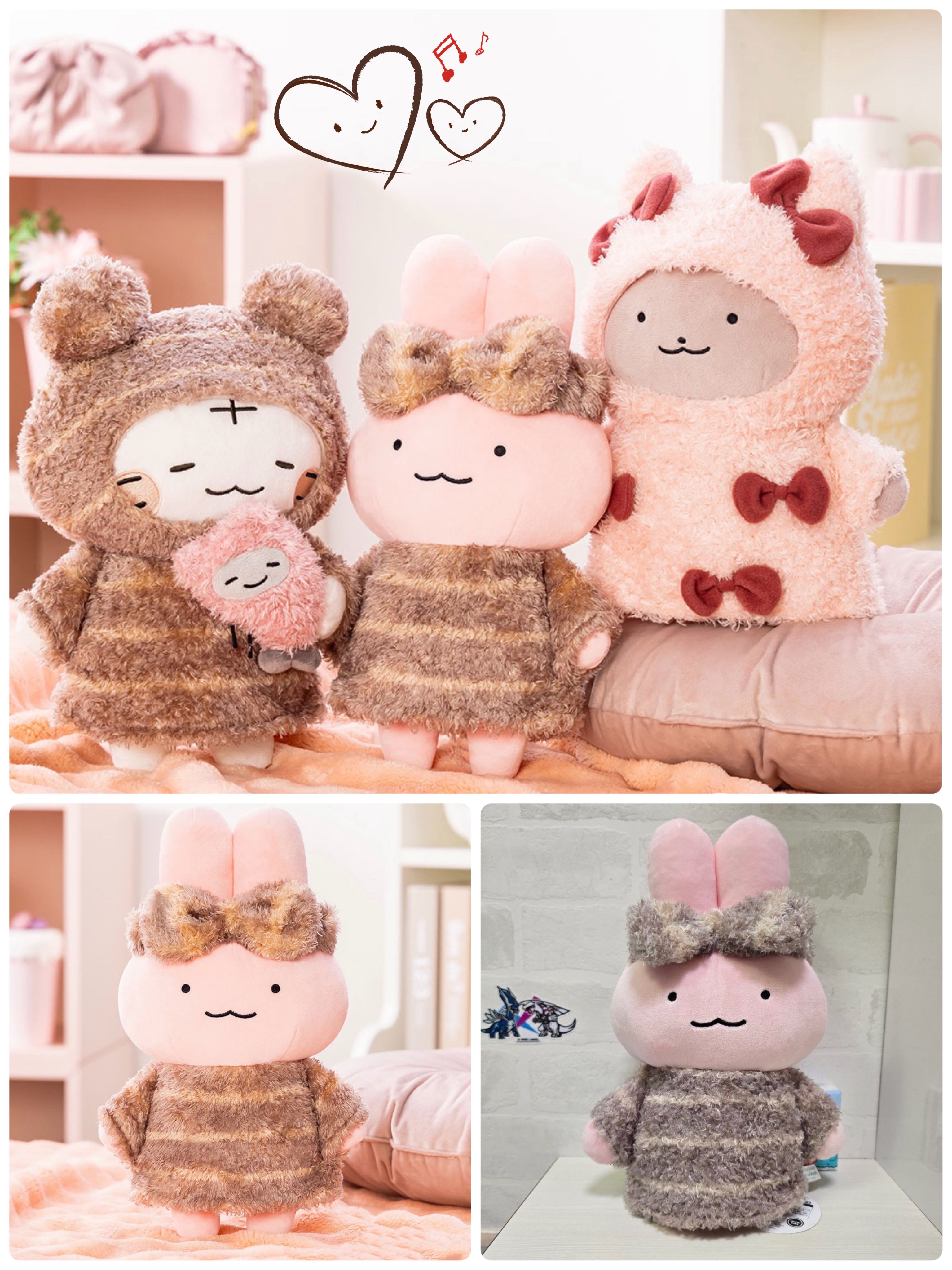 ☆現貨☆日本直送 小白虎與黑虎蝦Toraebi 兔兔醫生公仔