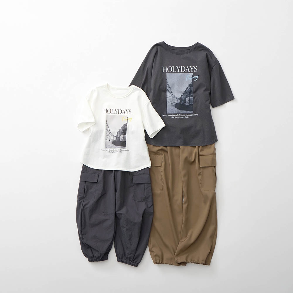 🆕【⭐訂購⭐】🌀 🇯🇵 日本直送 ❣️#親子裝❣️GITA 簡約 束腳工裝褲 🌀 [ELDA-0097][260510]