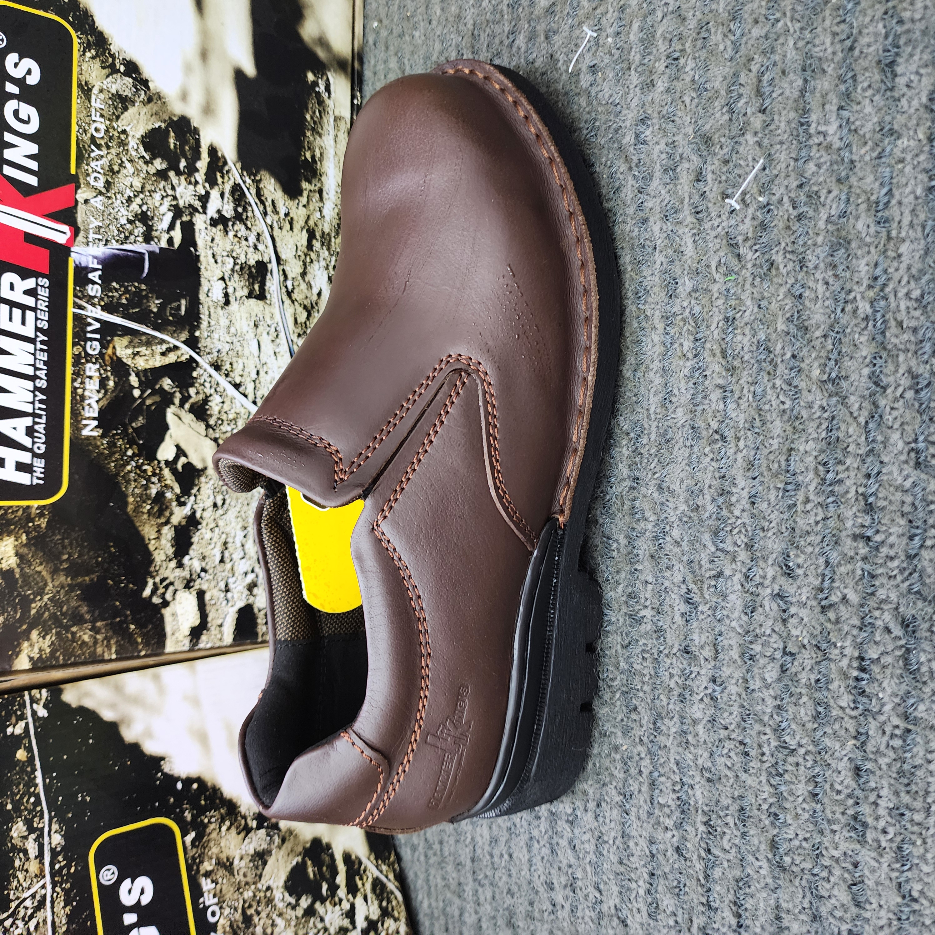 Hammer King SAFETY SHOES HK 13001 Safety Shoes Boots Steel Toe Cap Steel Mid Plate SIRIM and DOSH Approved Kasut Keselamatan