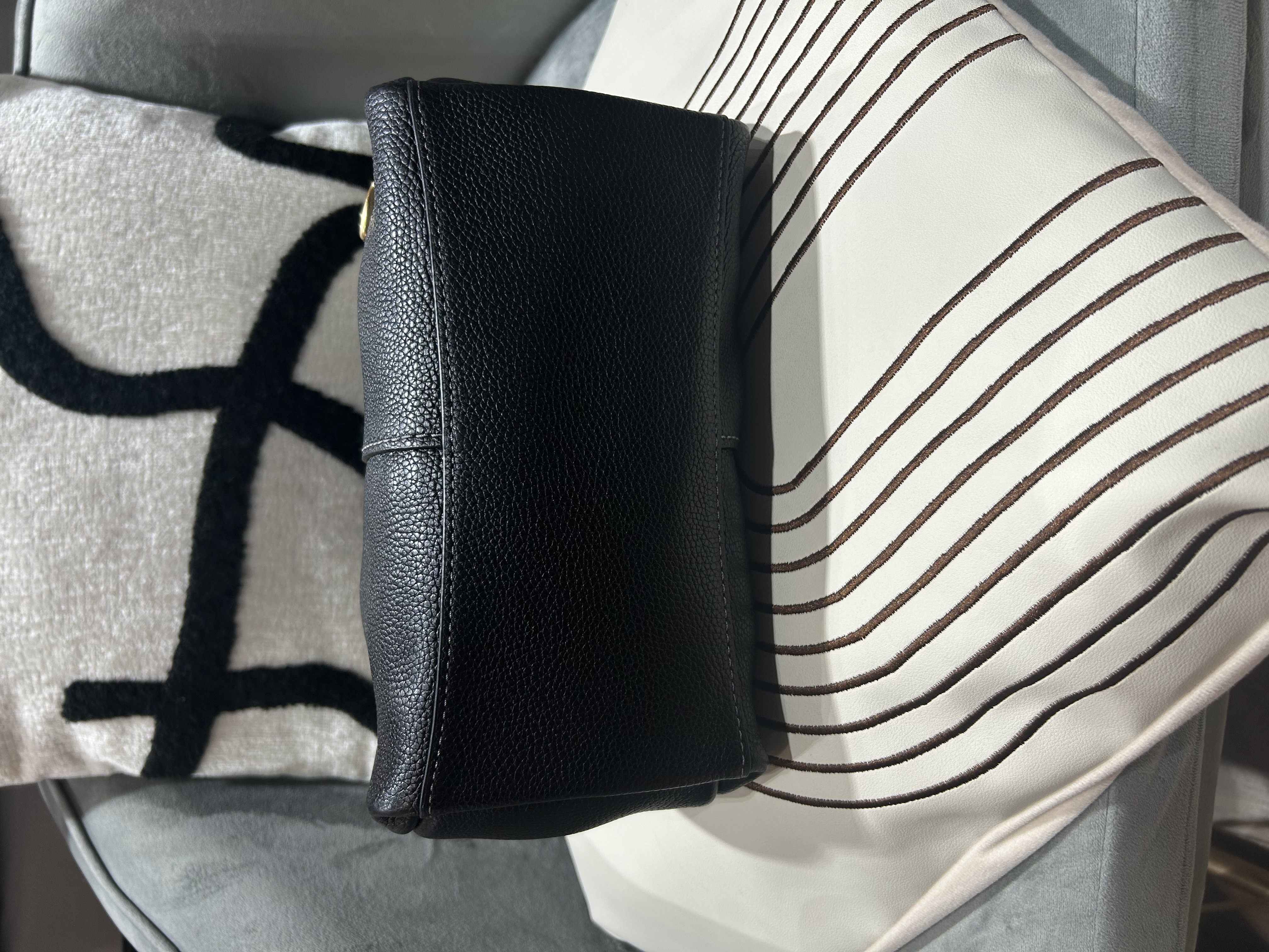 Coach Lana 2way Bag Black Calfskin