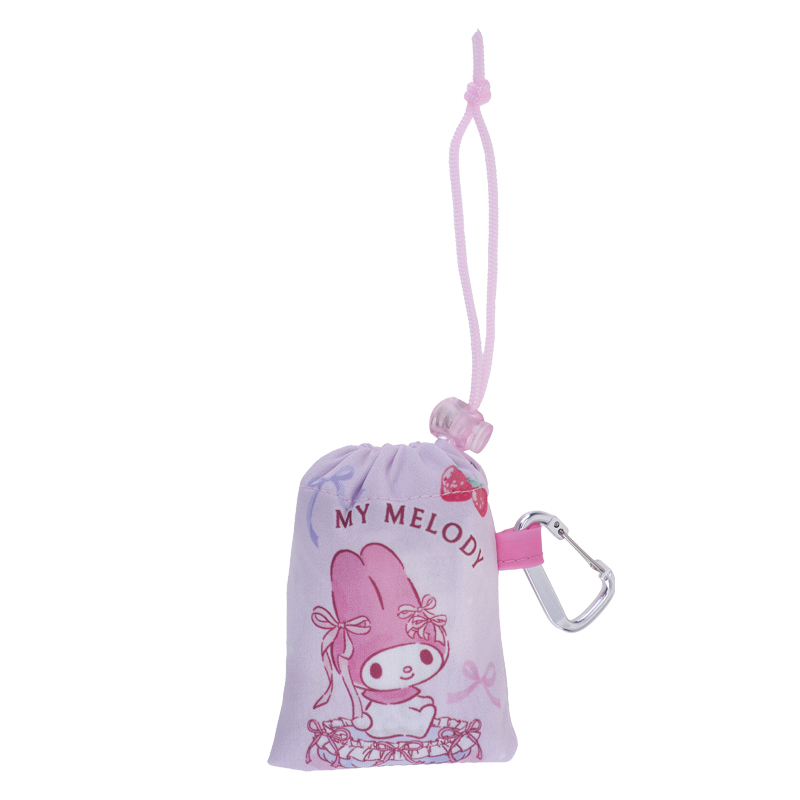 My Melody Foldable Shopping Bag 便攜可摺式購物袋 (連爬山扣)