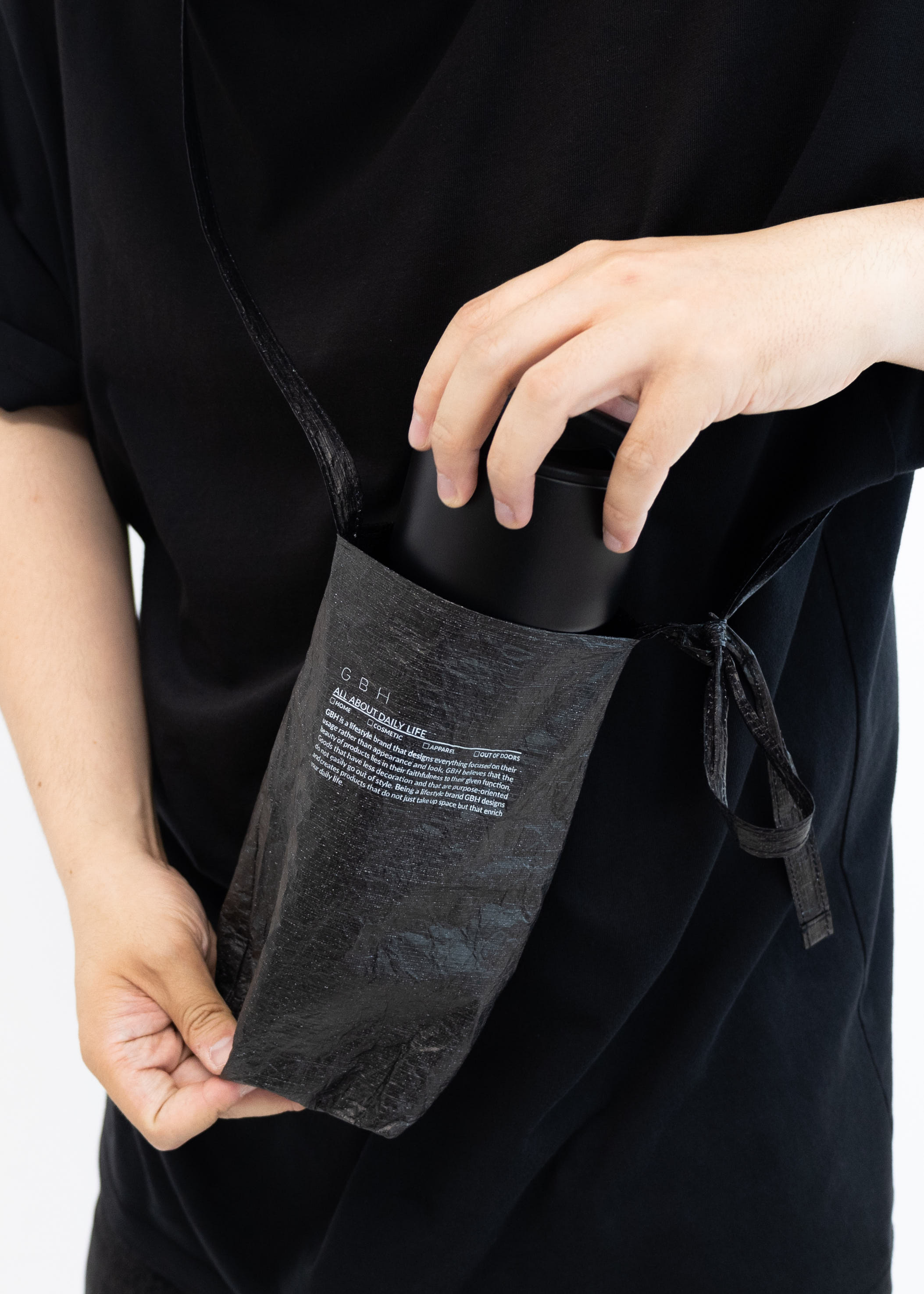 GBH STAINLESS STEEL TUMBLER / BLACK / 300ml