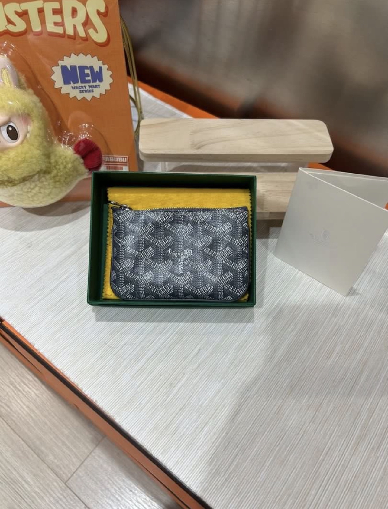 Goyard Coin Purse Small Pouch Grey 100%Authentic, 99%New ✅香港專門店收據✅Box