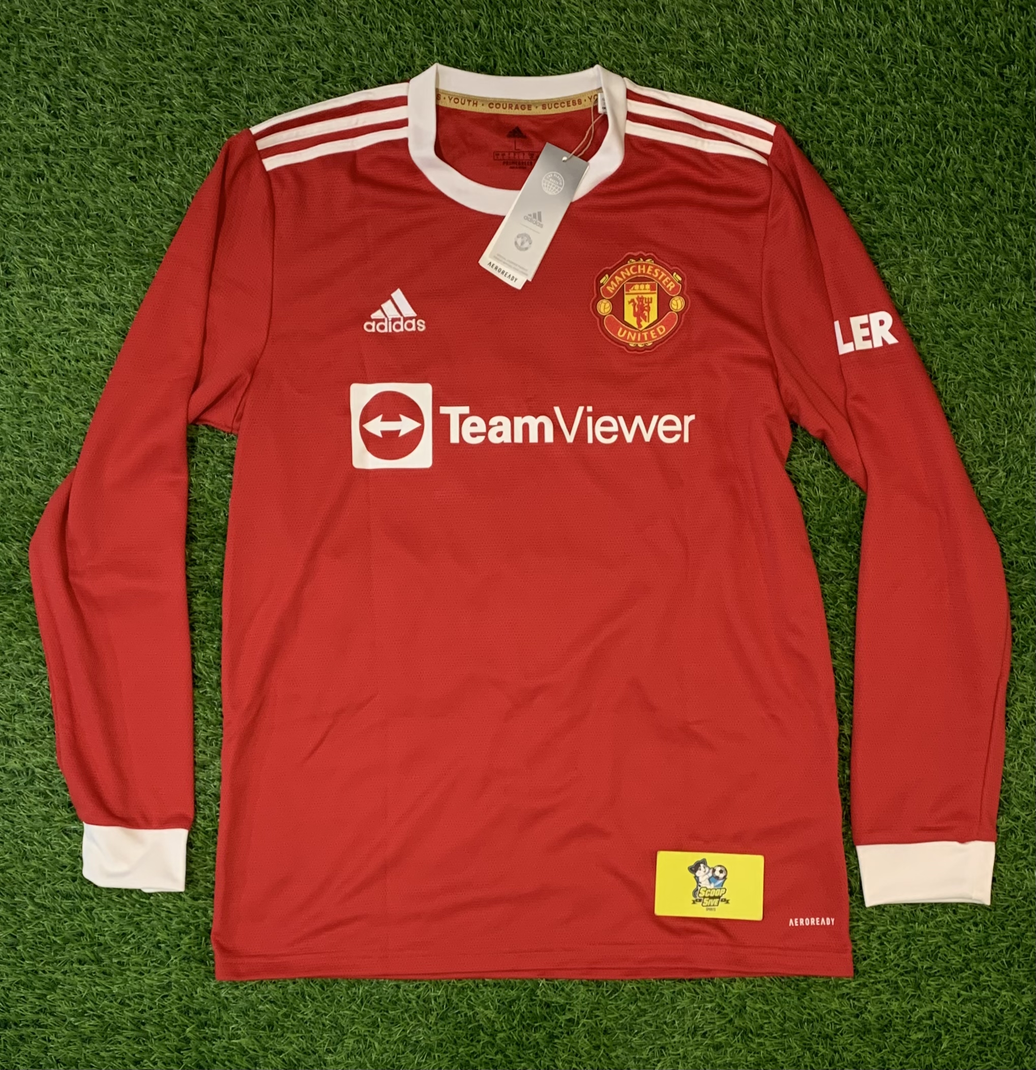 2021-22 曼聯 主場 球迷版 長袖 連7 Ronaldo