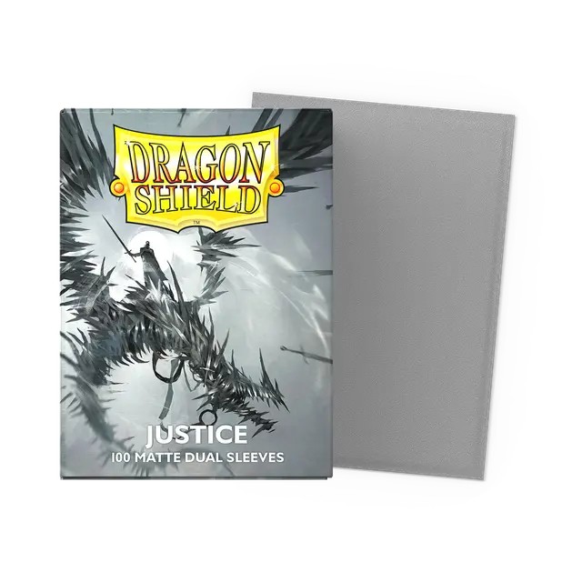 Dragon Shield - Standard Deck Protector Sleeves - Dual Matte - Justice - AT-15061
