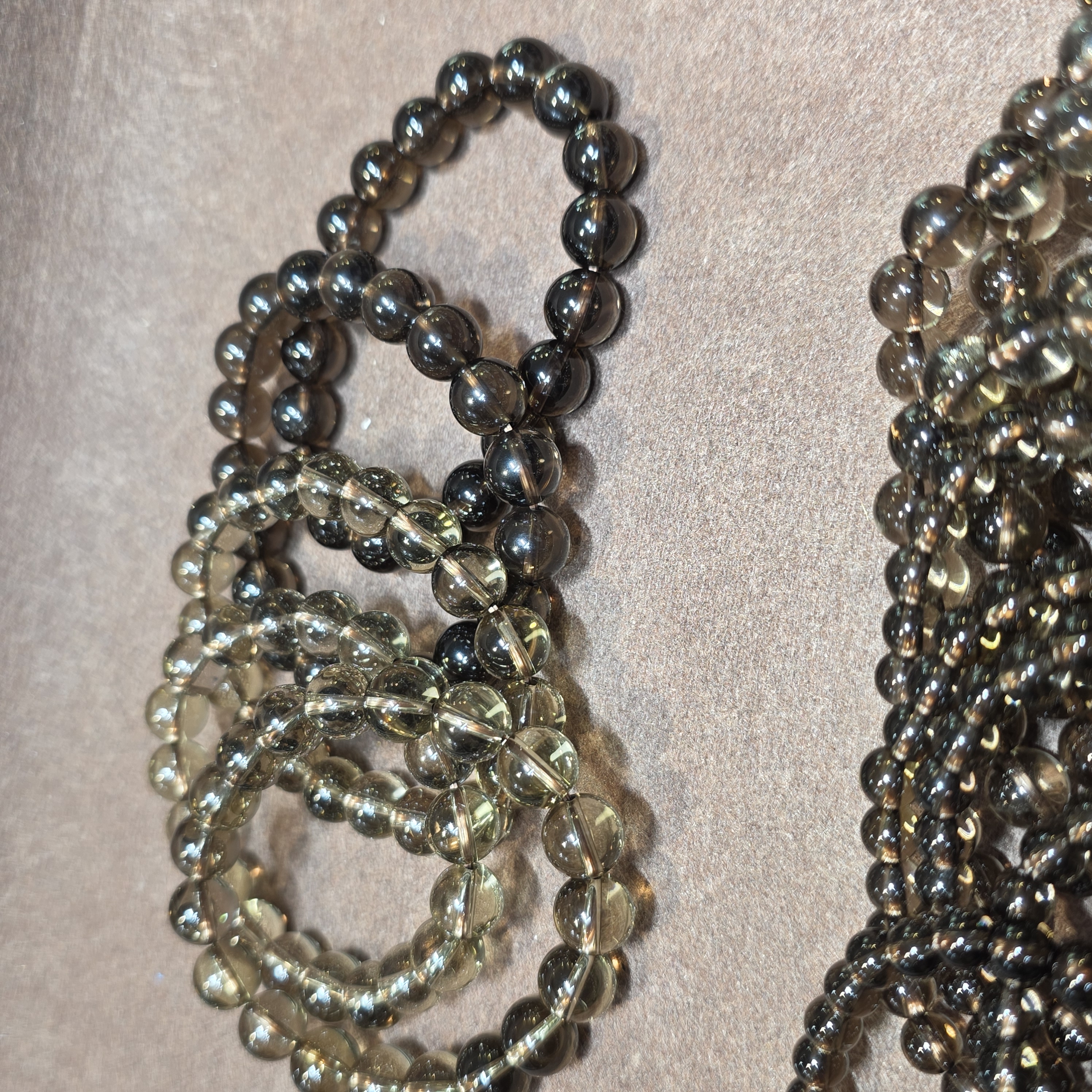 茶水晶手串(Smoky Quartz)