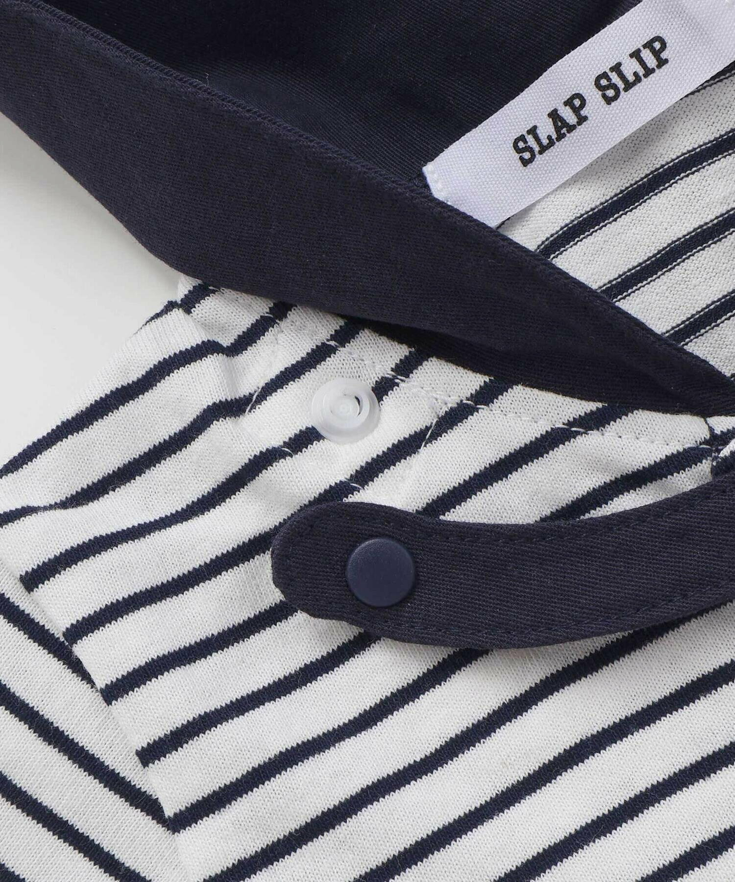 🇯🇵預訂 日本直送🇯🇵Slap Slip Baby兩色海洋風水手領短袖連身服